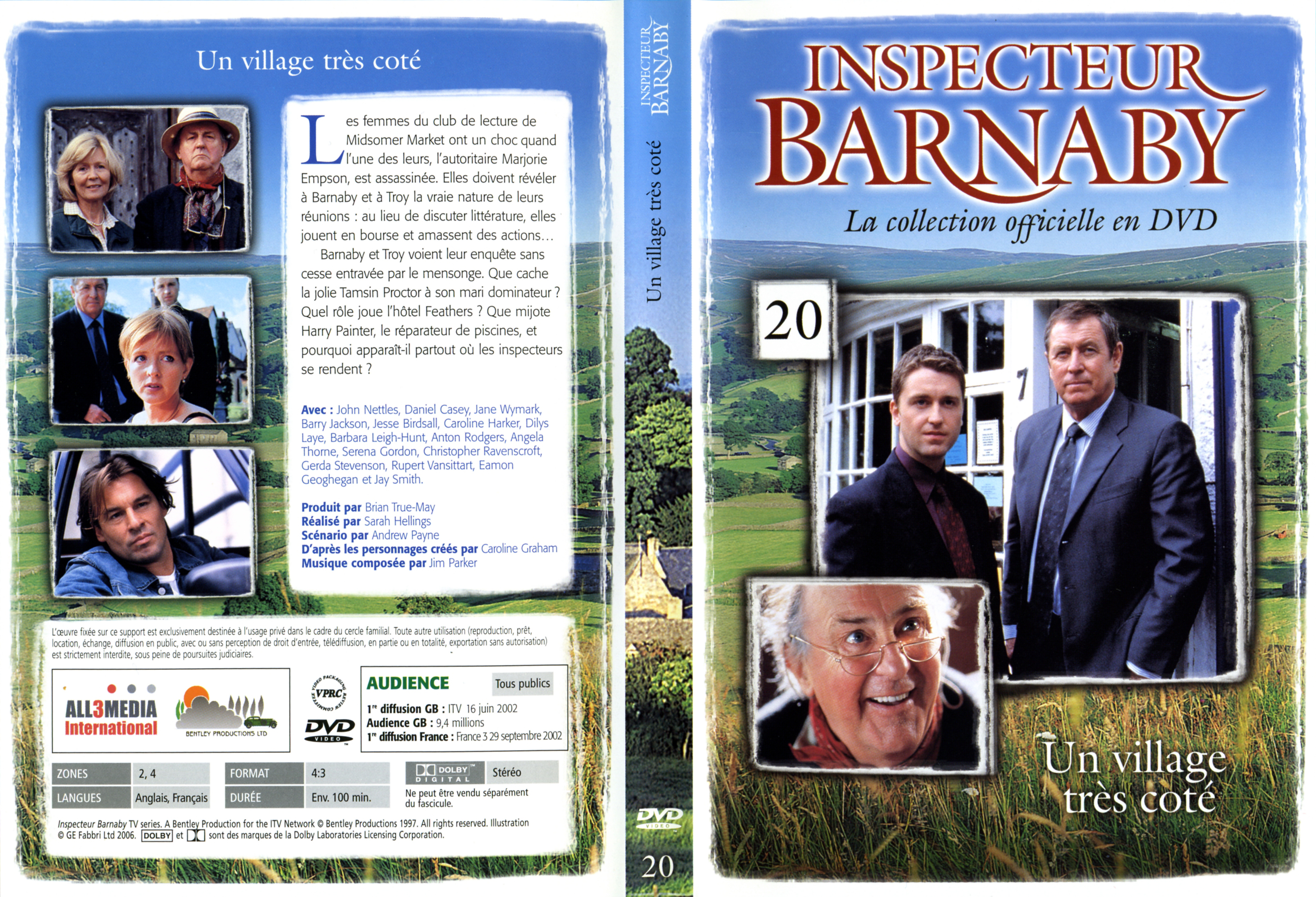 Jaquette DVD Barnaby vol 20 - Un village tres cot