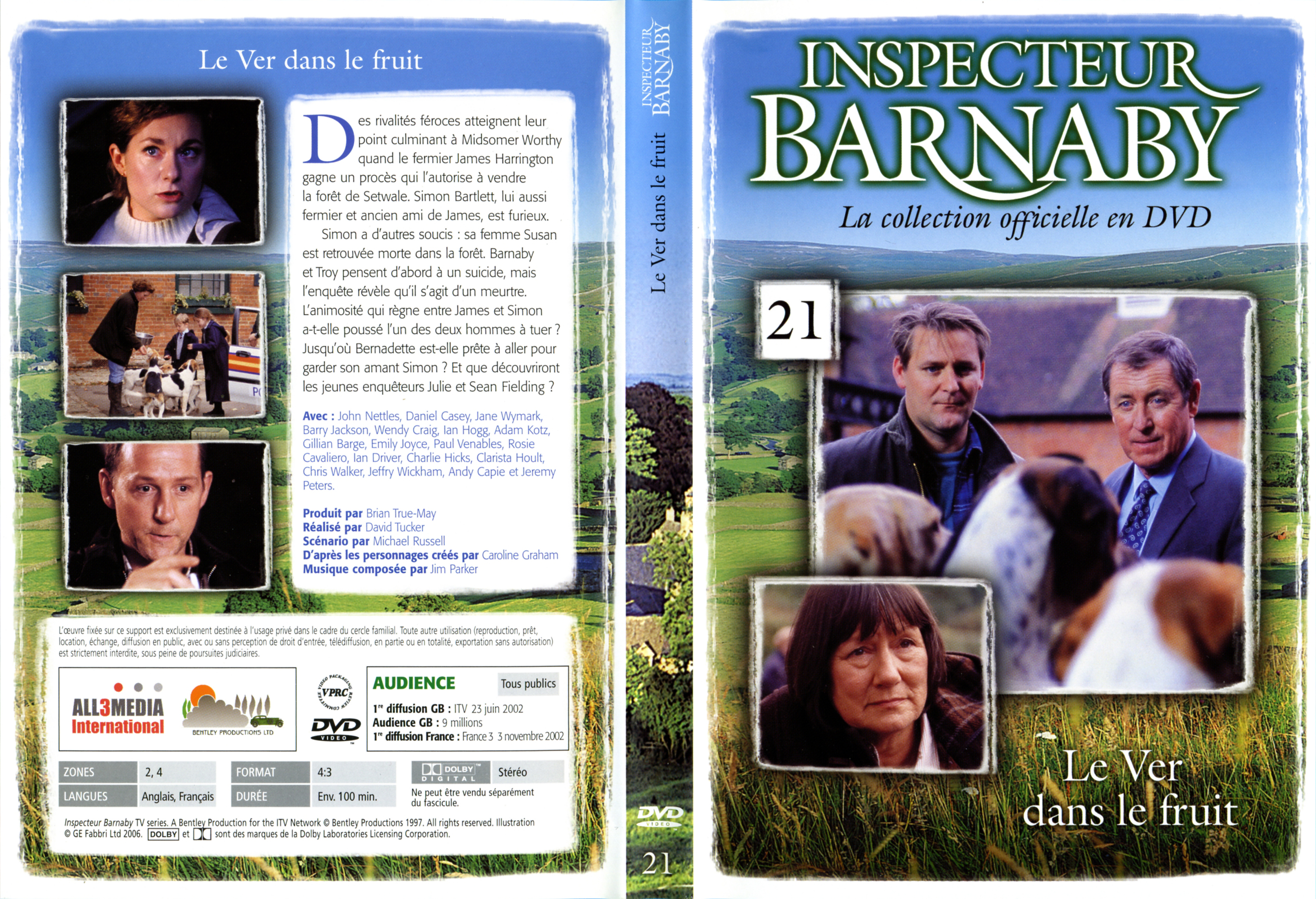 Jaquette DVD Barnaby vol 21 - Le Ver dans le fruit