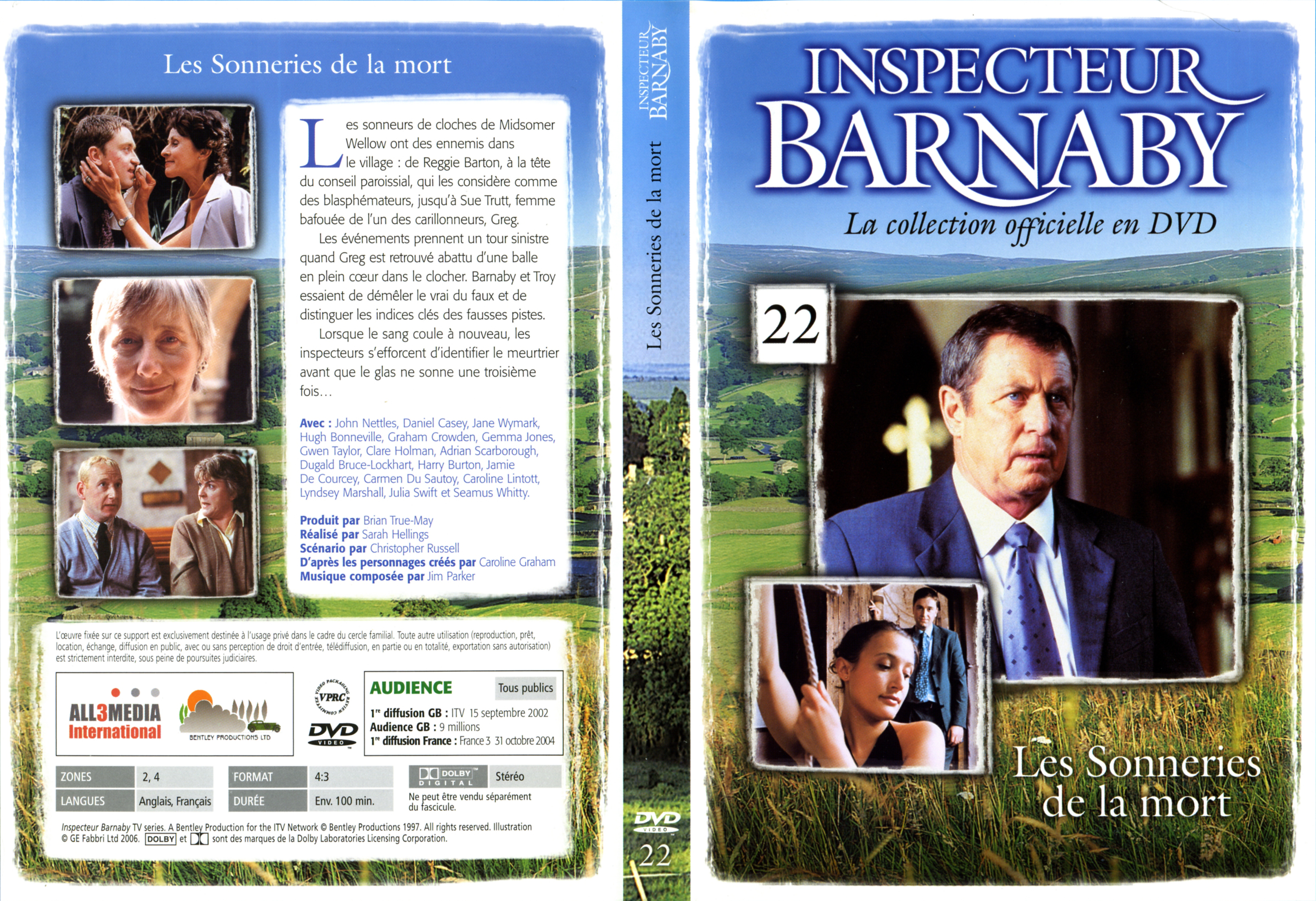 Jaquette DVD Barnaby vol 22 - Les Sonneries de la mort