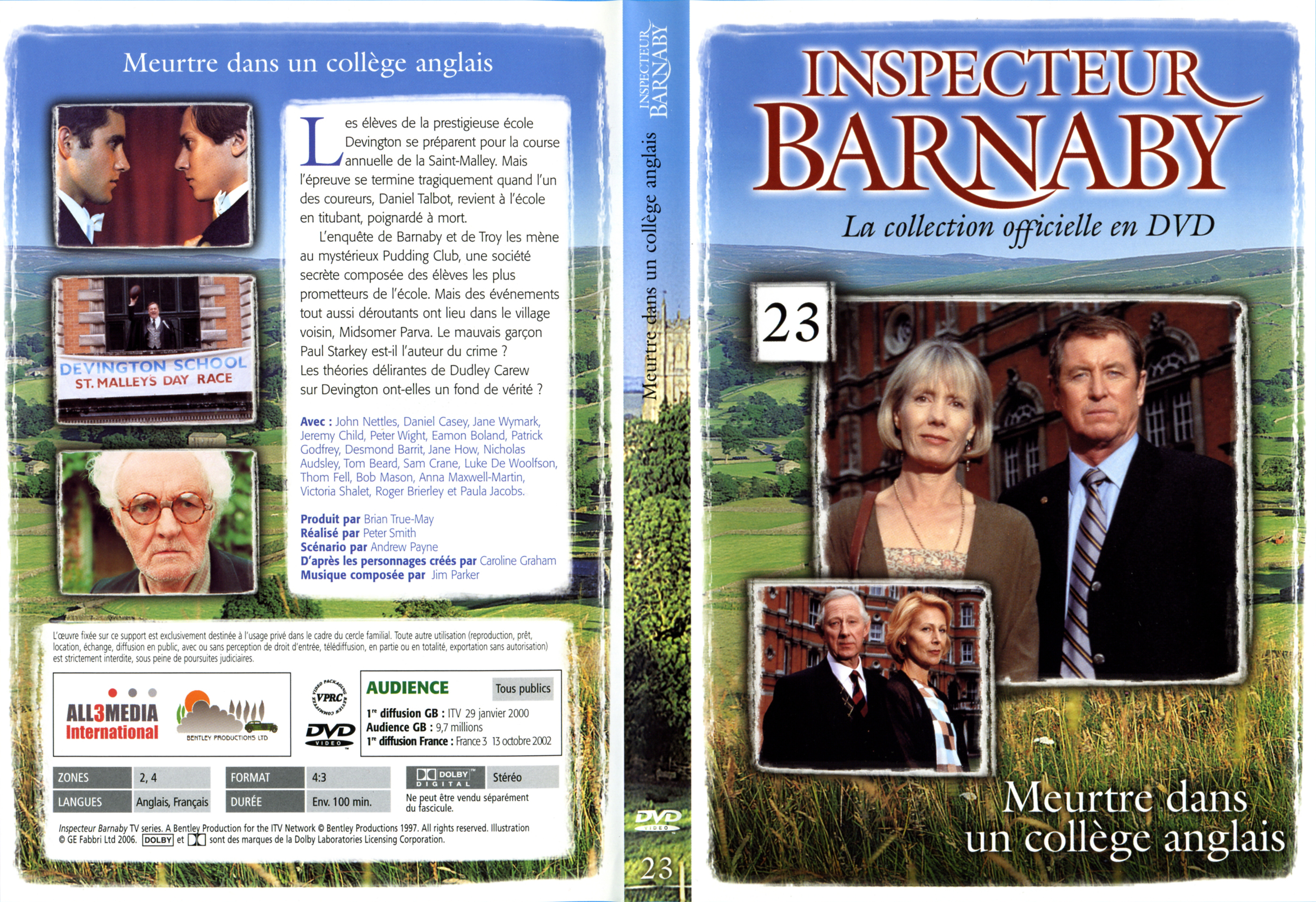 Jaquette DVD Barnaby vol 23 - Meurtre dans un collge anglais