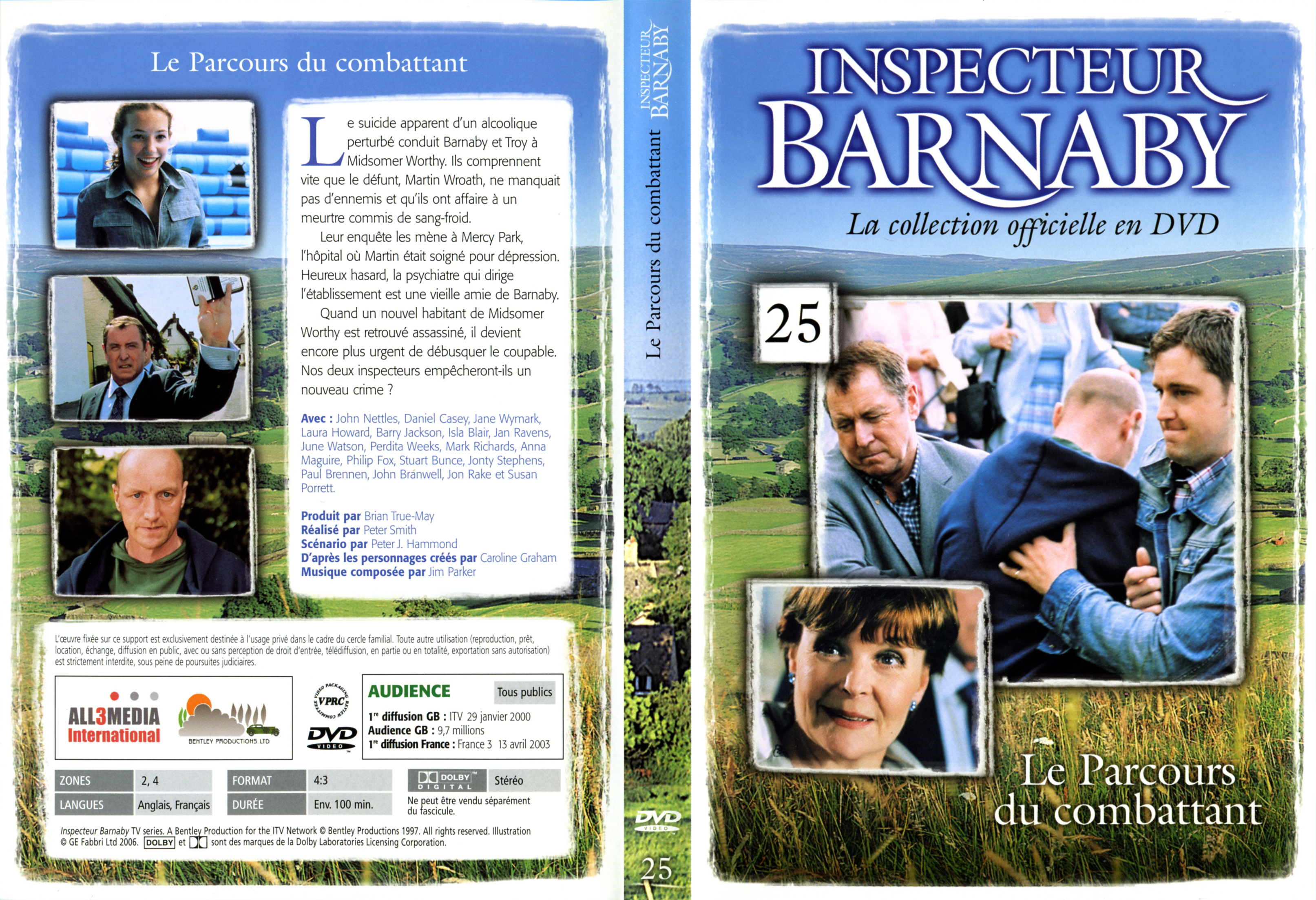 Jaquette DVD Barnaby vol 25 - Le Parcours du combattant