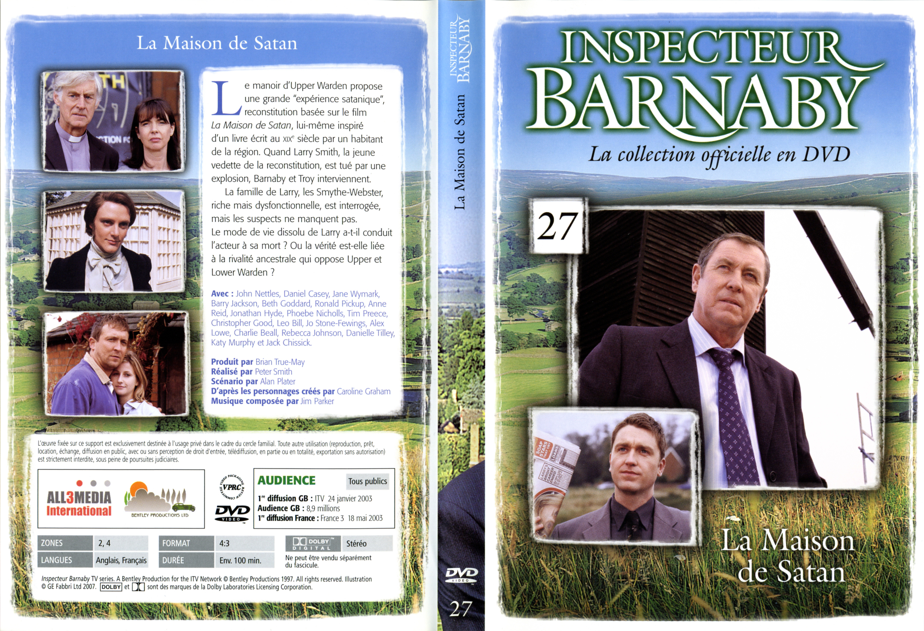 Jaquette DVD Barnaby vol 27 - La Maison de Satan
