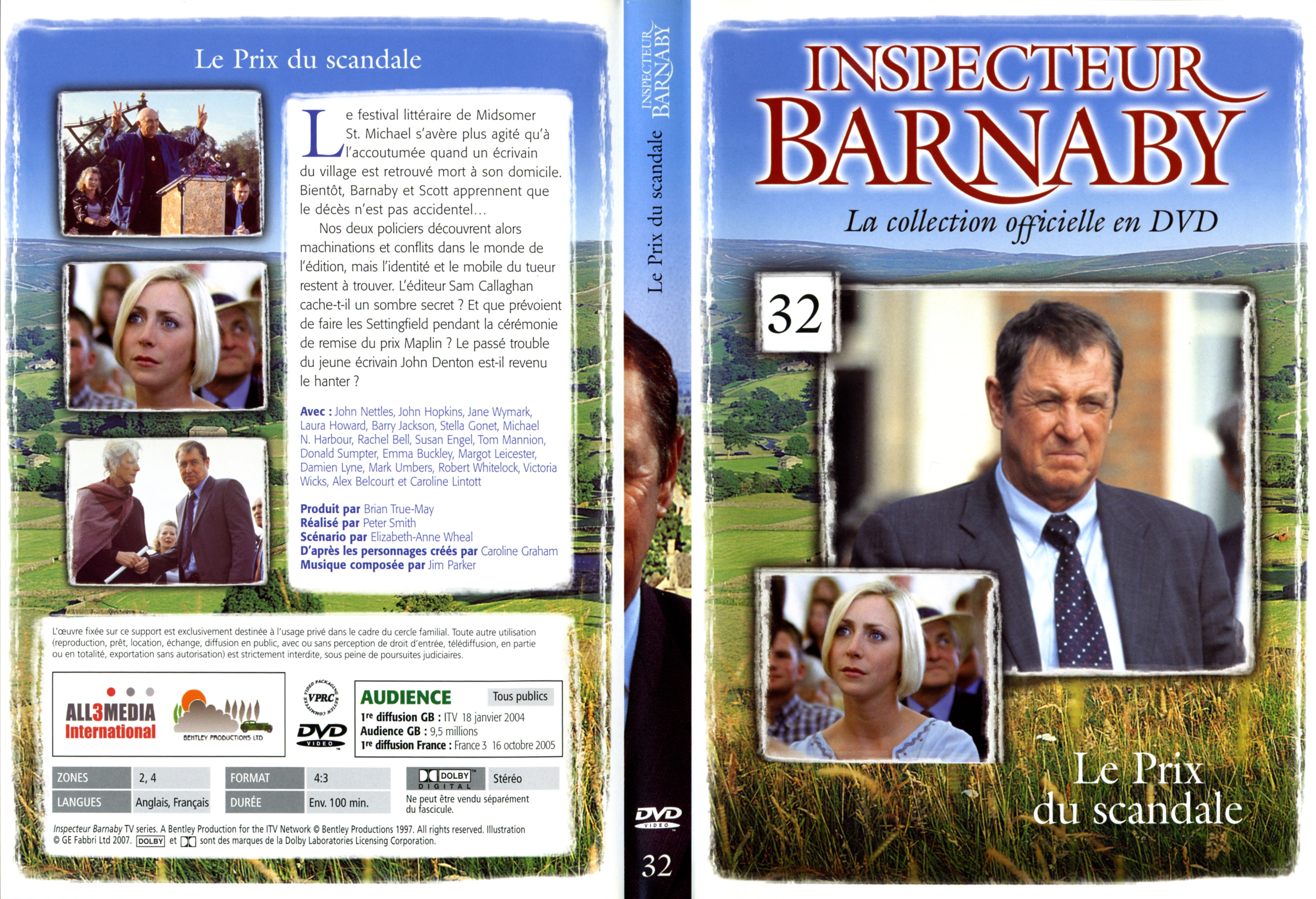 Jaquette DVD Barnaby vol 32 - Le Prix du scandale