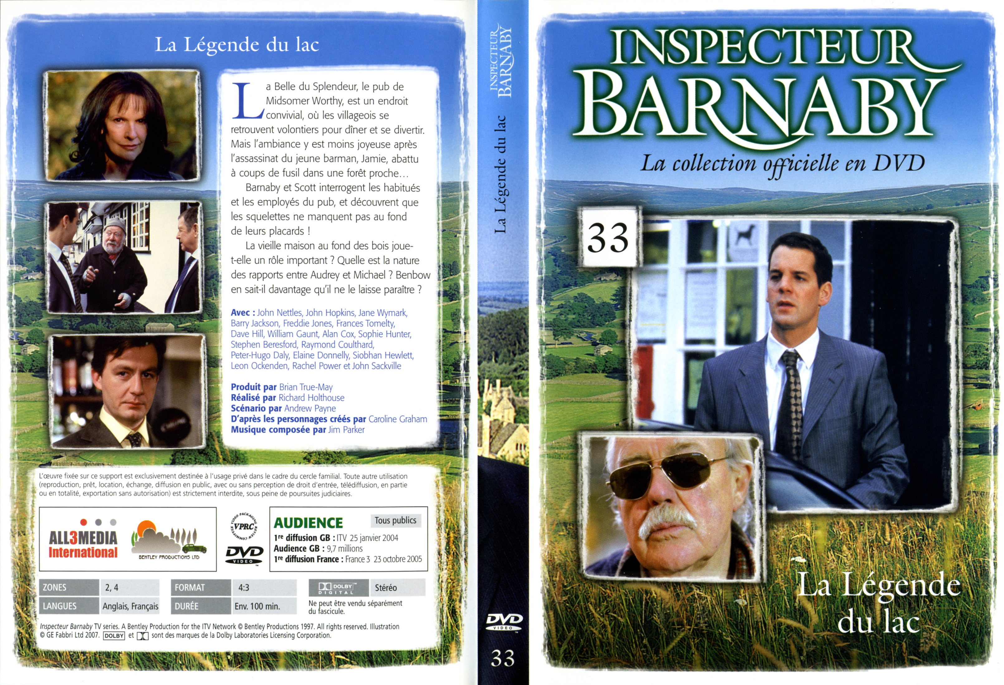 Jaquette DVD Barnaby vol 33 - La Lgende du lac