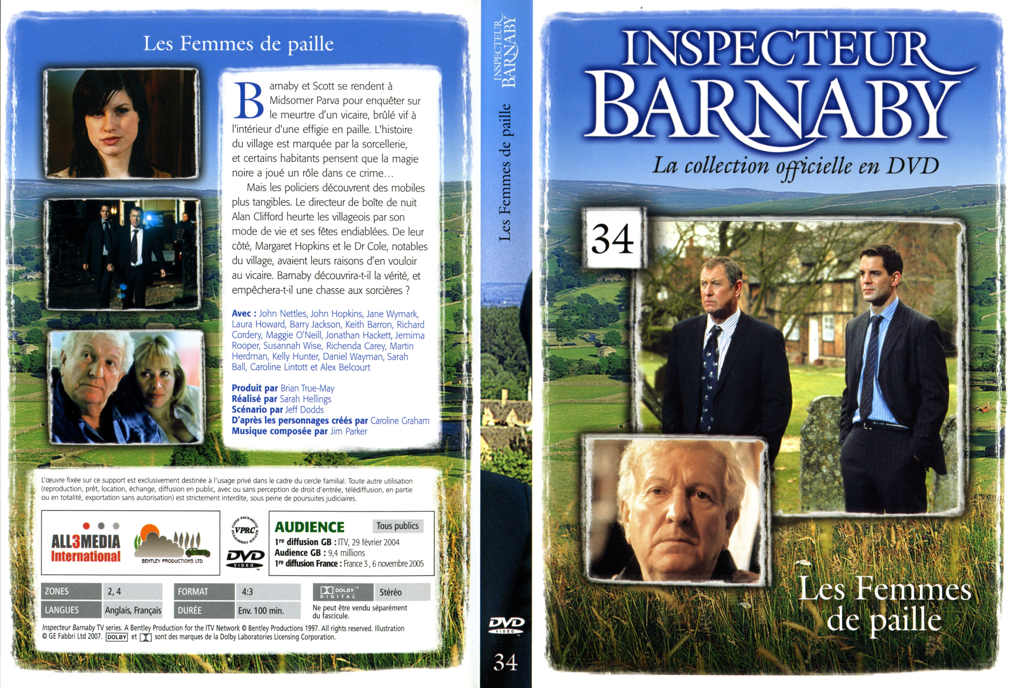 Jaquette DVD Barnaby vol 34 - Les Femmes de paille