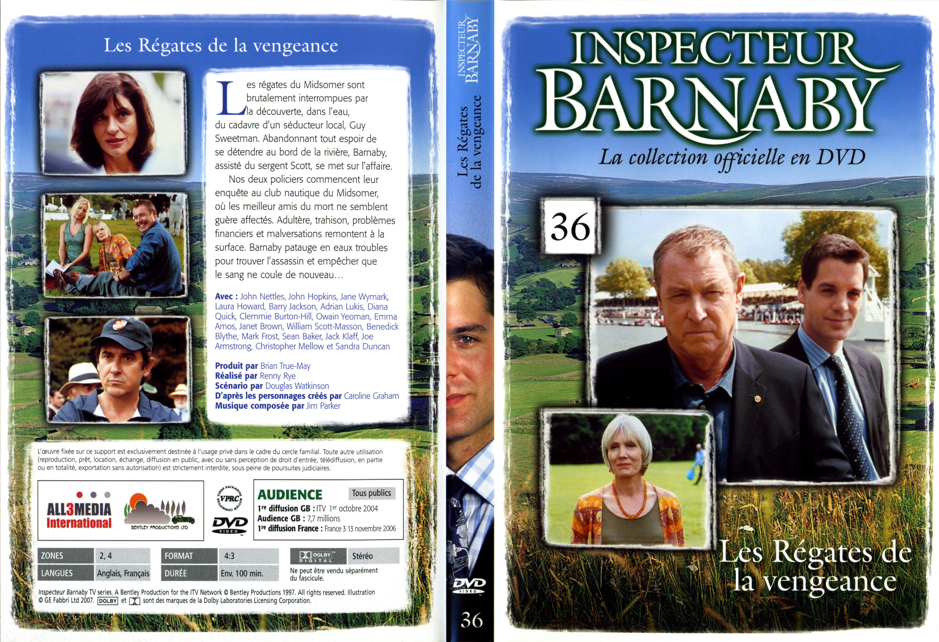 Jaquette DVD Barnaby vol 36 - Les Rgates de la vengeance