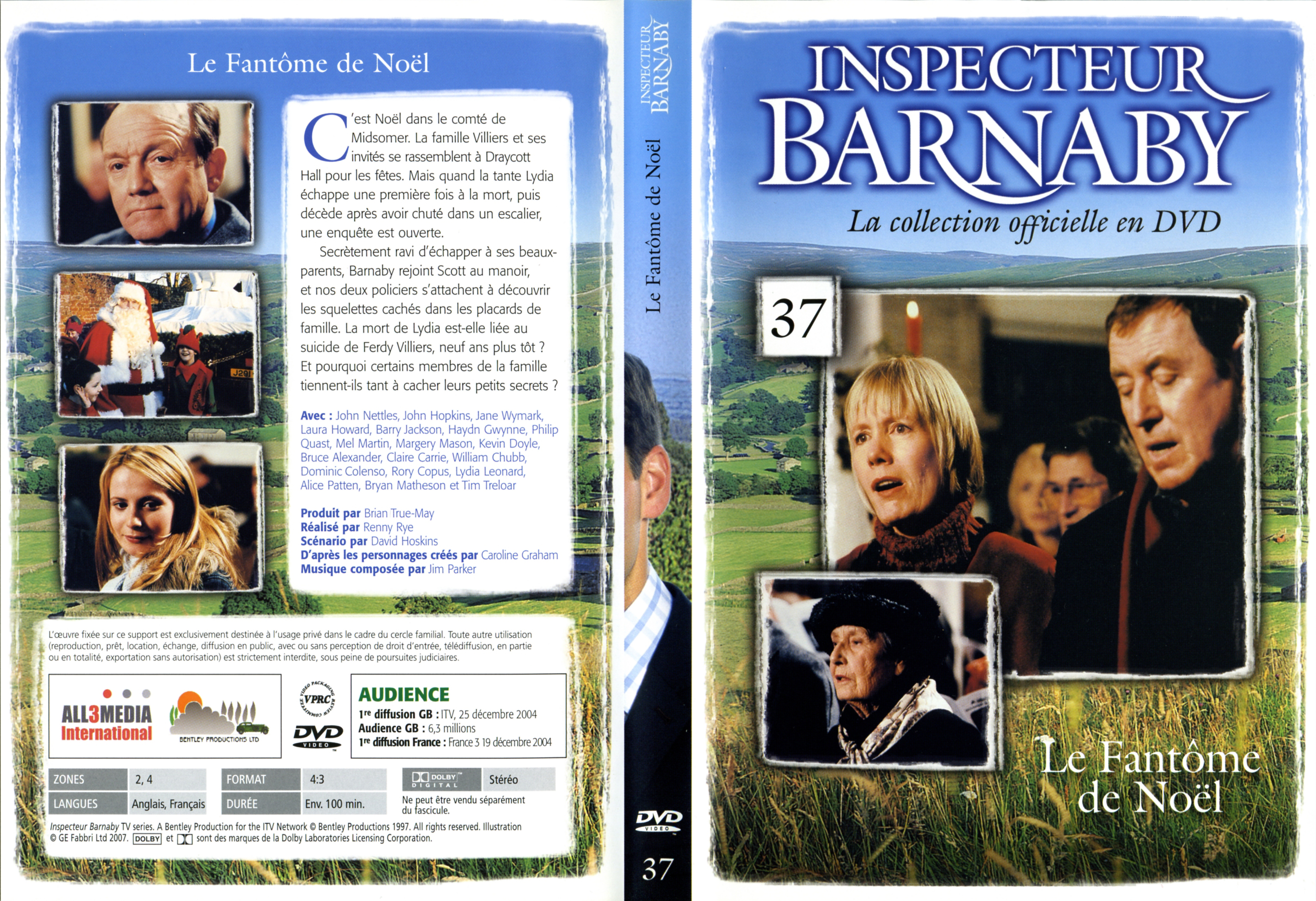 Jaquette DVD Barnaby vol 37 - Le Fantme de Nol