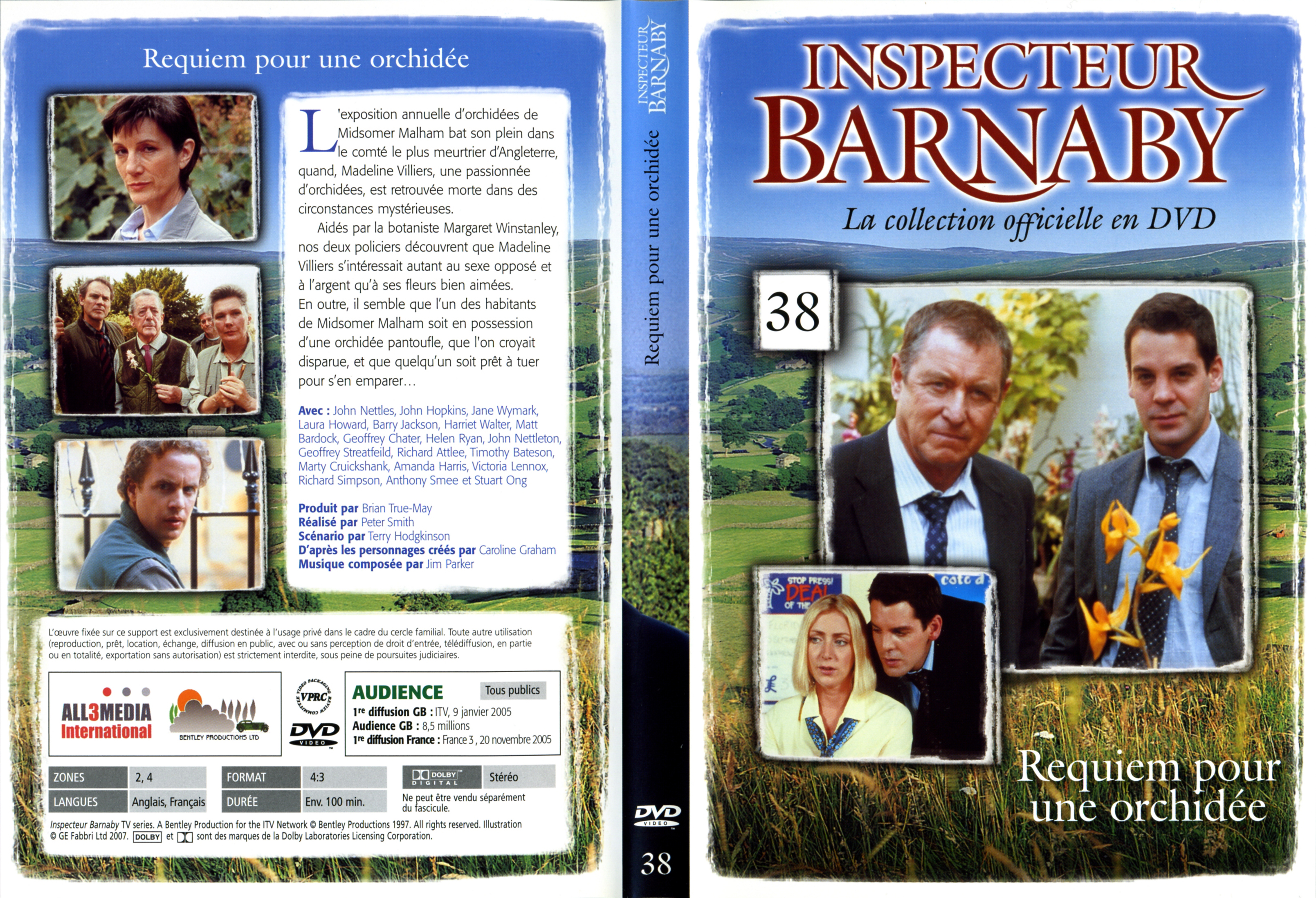 Jaquette DVD Barnaby vol 38 - Requiem pour une orchide
