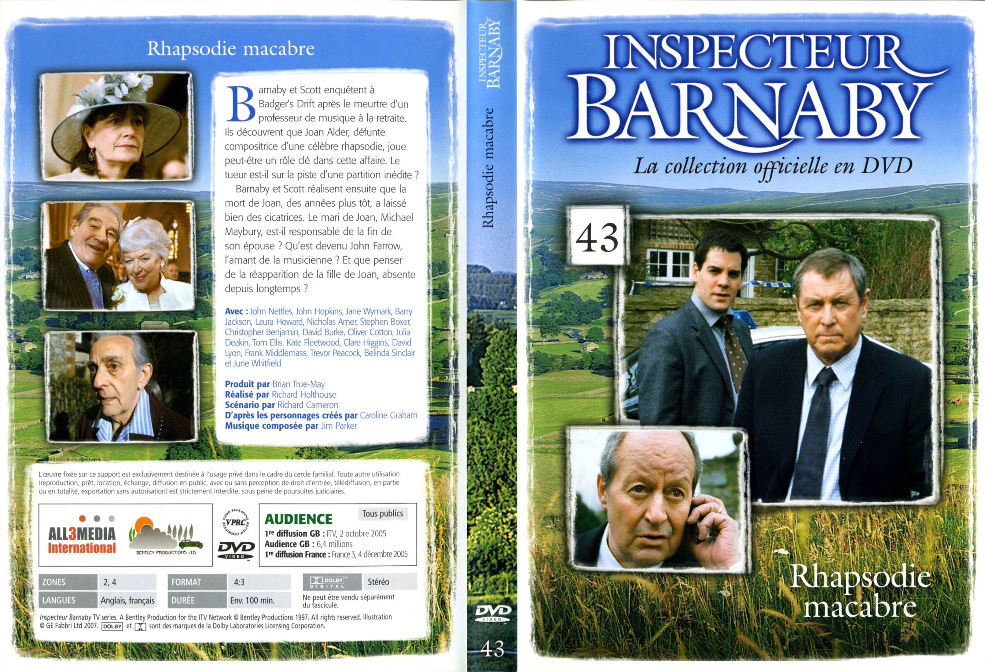 Jaquette DVD Barnaby vol 43 - Rhapsodie macabre