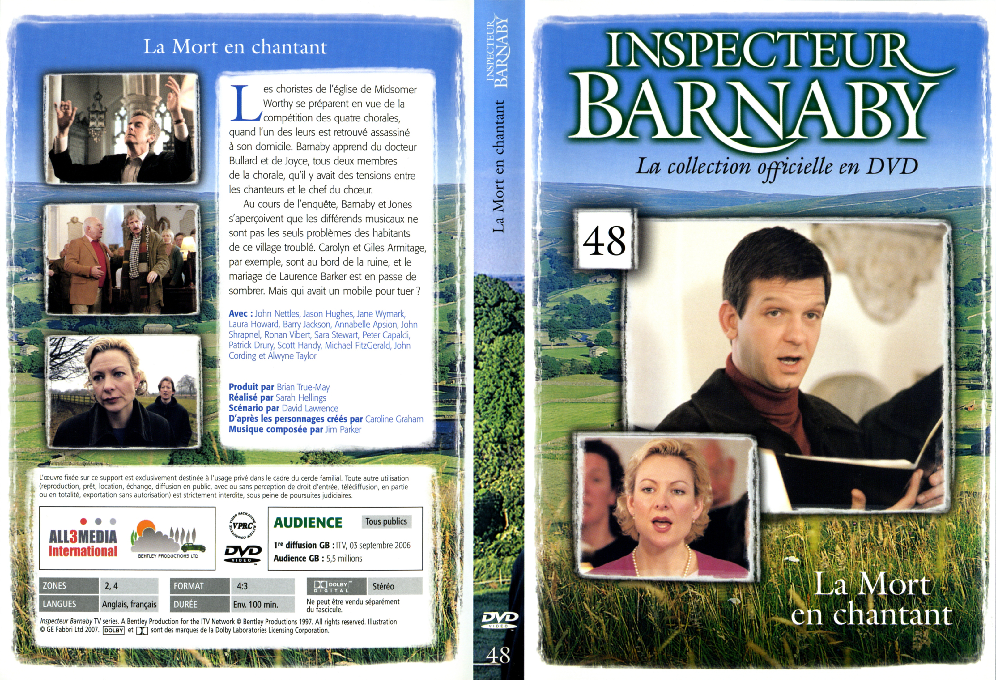 Jaquette DVD Barnaby vol 48 - La Mort en chantant