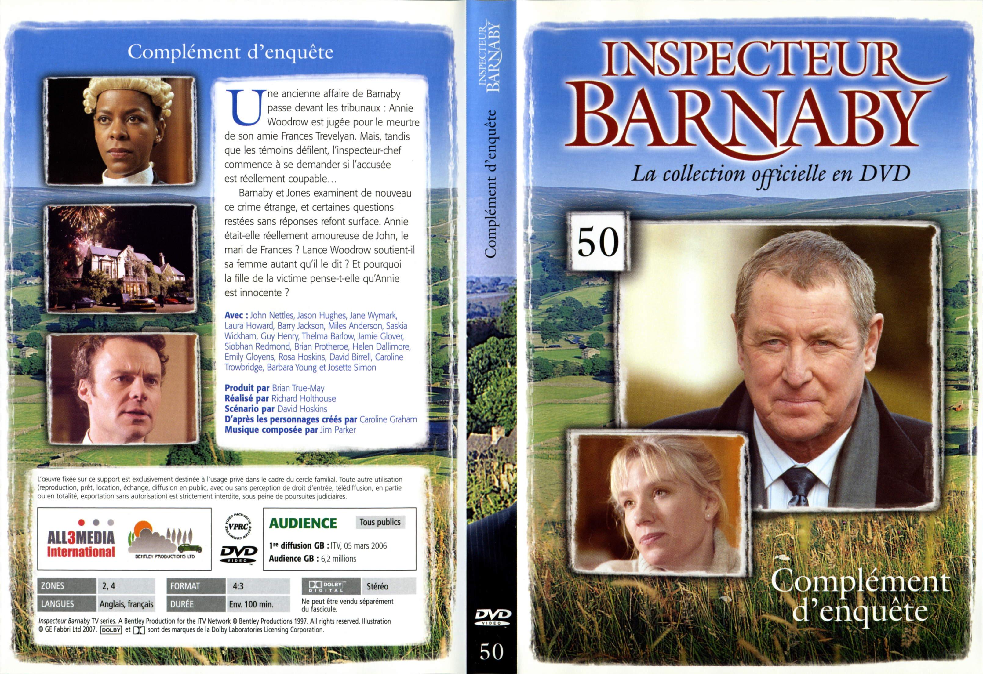 Jaquette DVD Barnaby vol 50 - Complment d