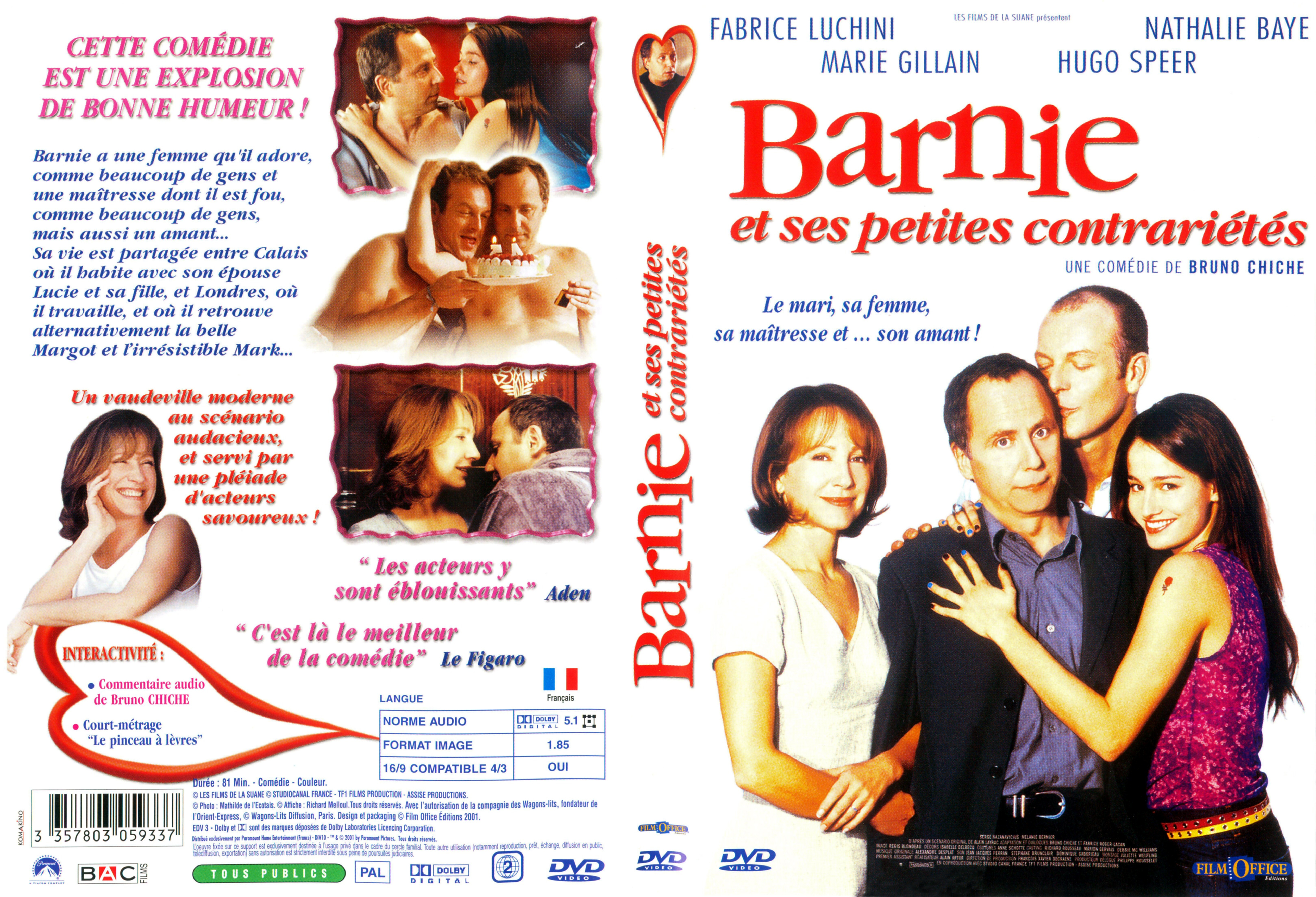 Jaquette DVD Barnie et ses petites contrarits