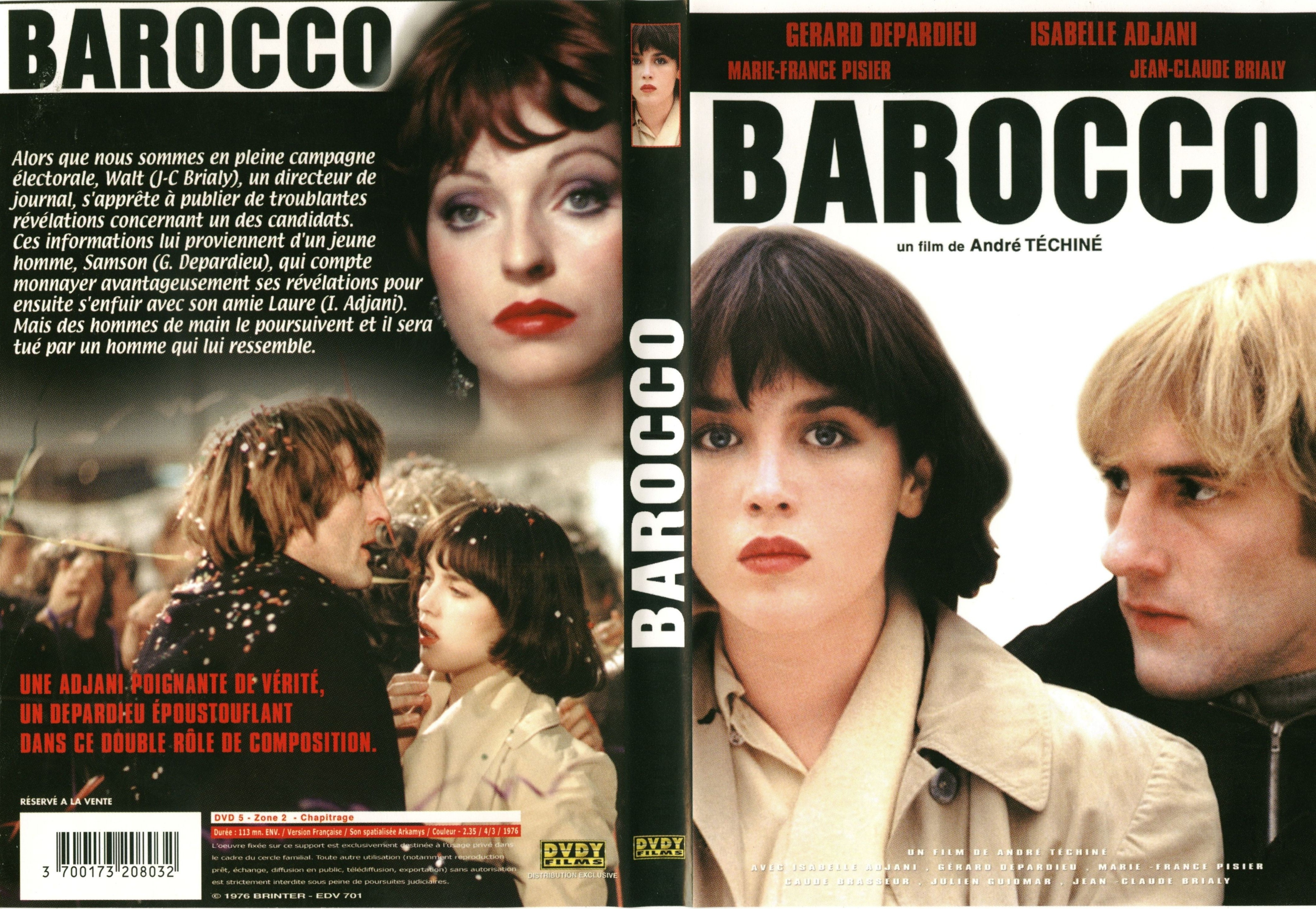 Jaquette DVD Barocco