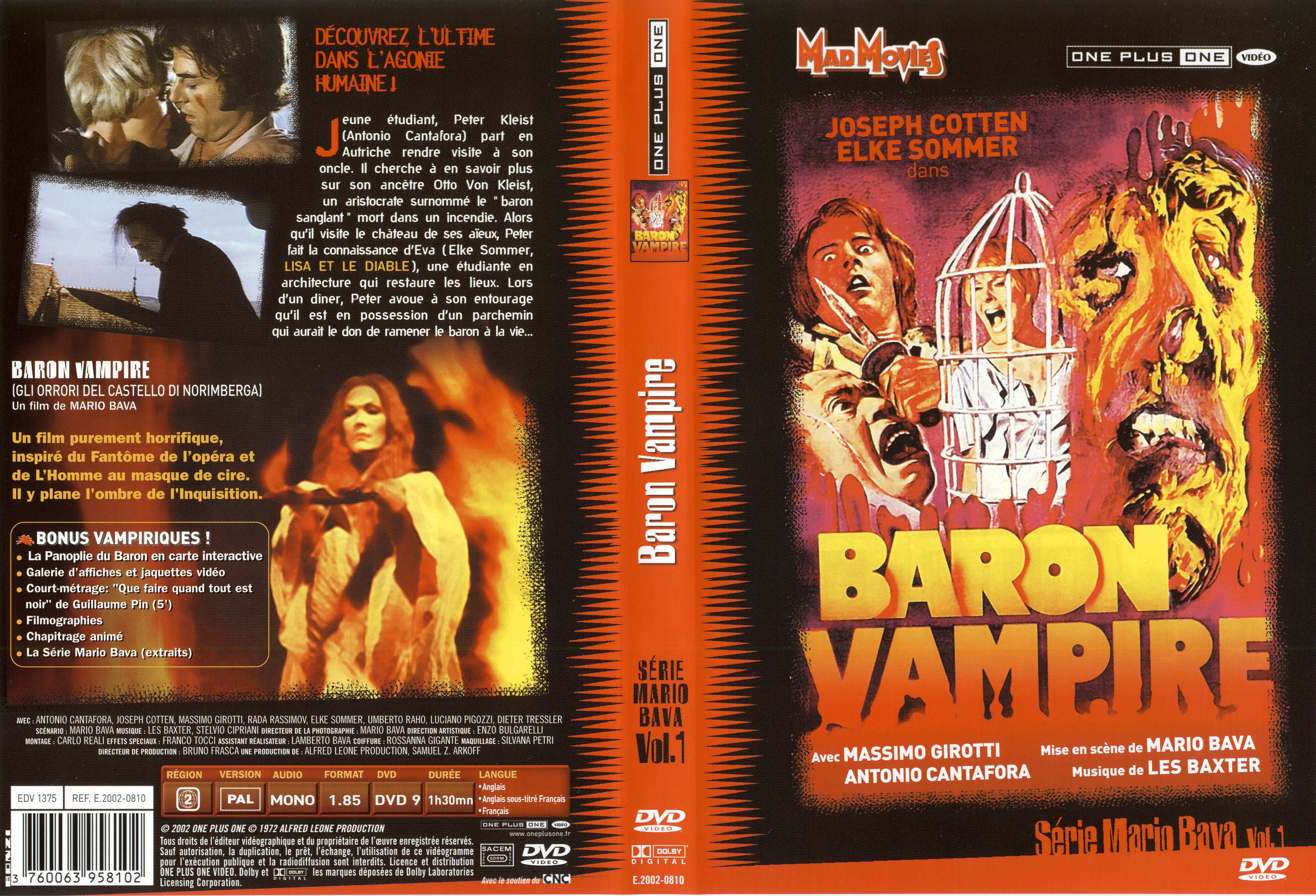 Jaquette DVD Baron vampire
