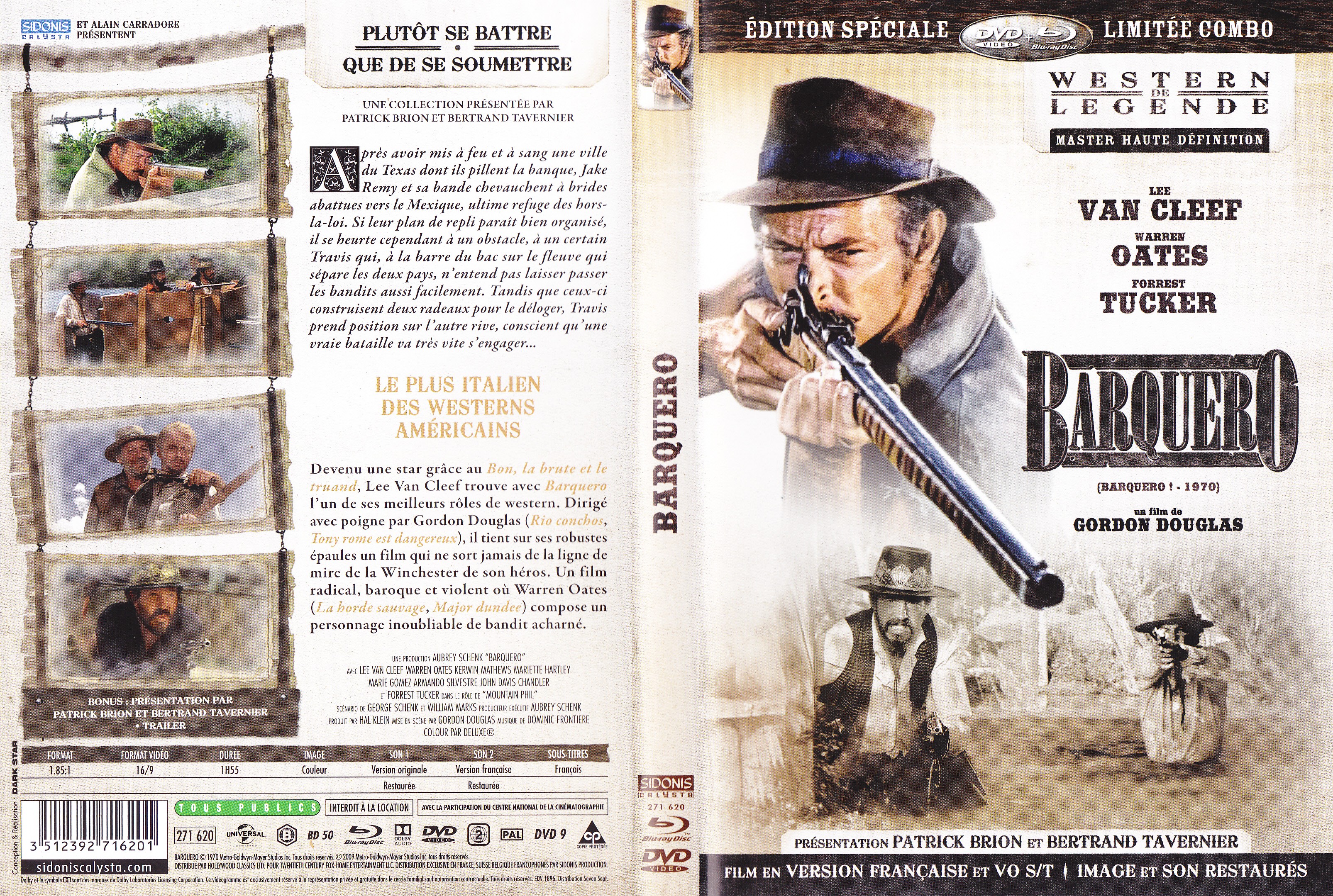 Jaquette DVD Barquero (BLU-RAY)