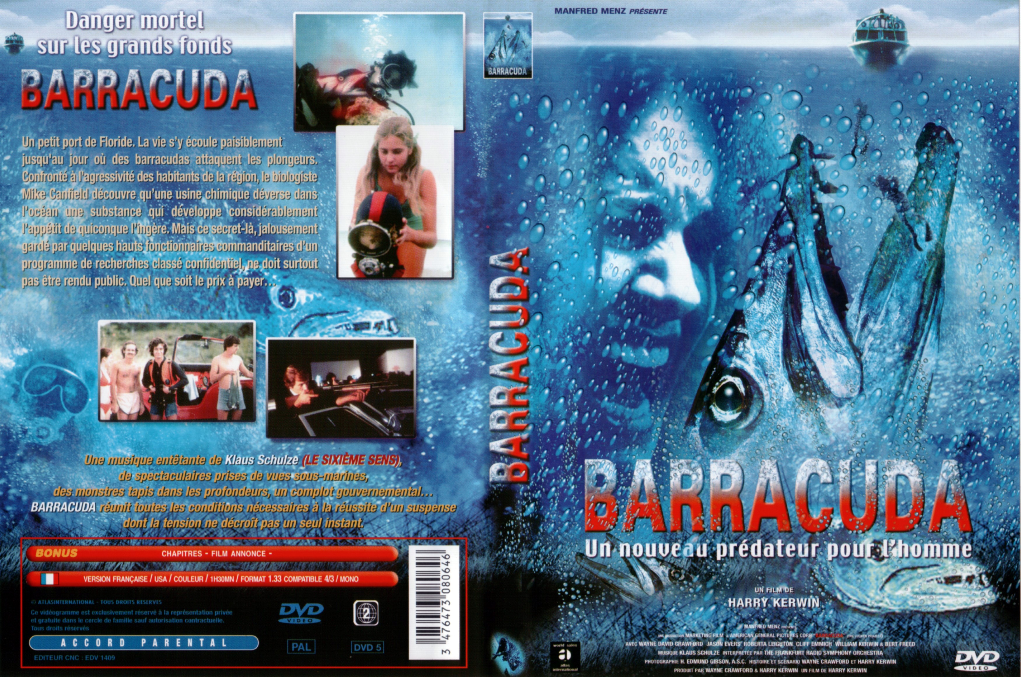 Jaquette DVD Barracuda (1978)