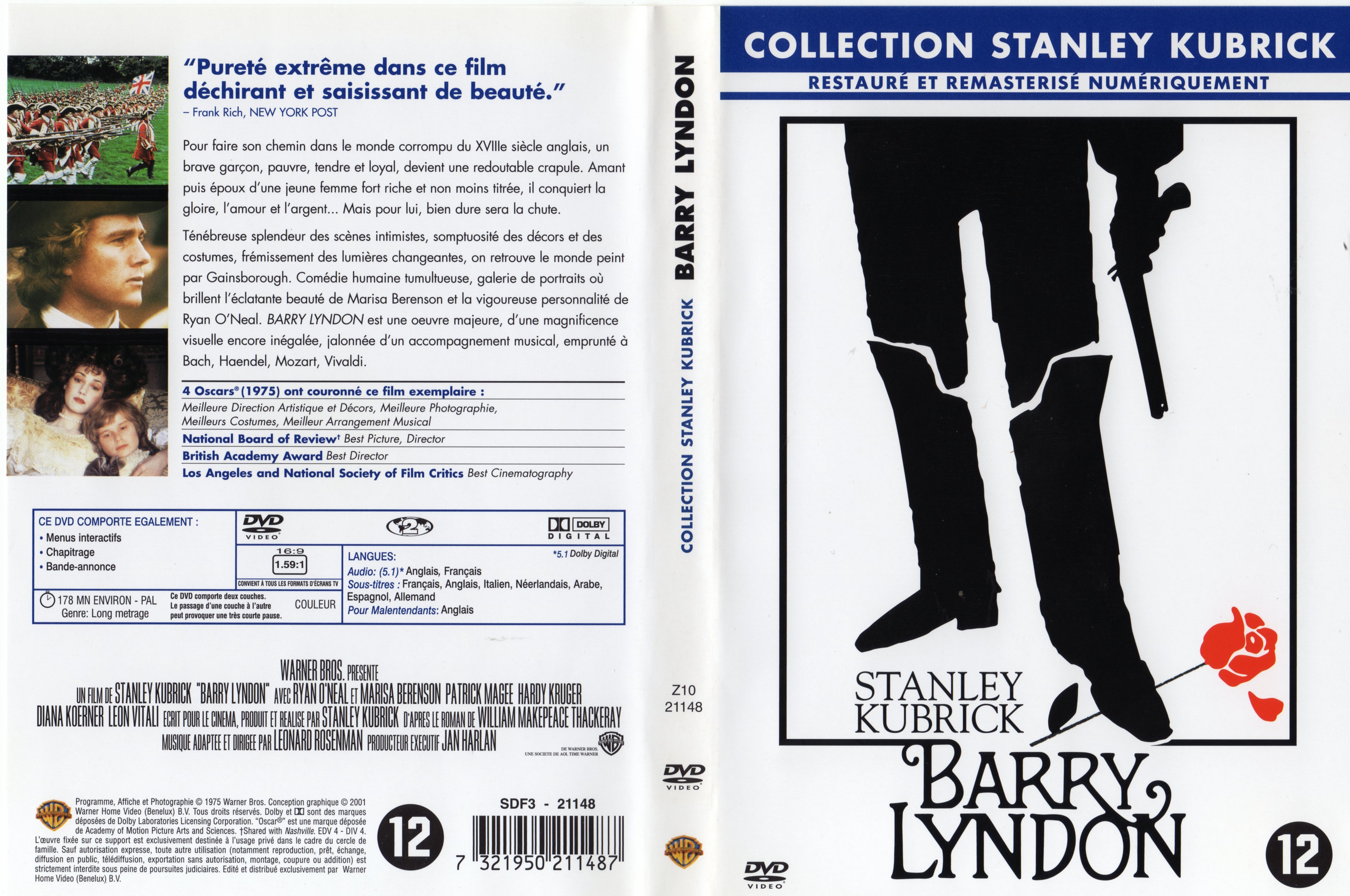 Jaquette DVD Barry Lyndon v2