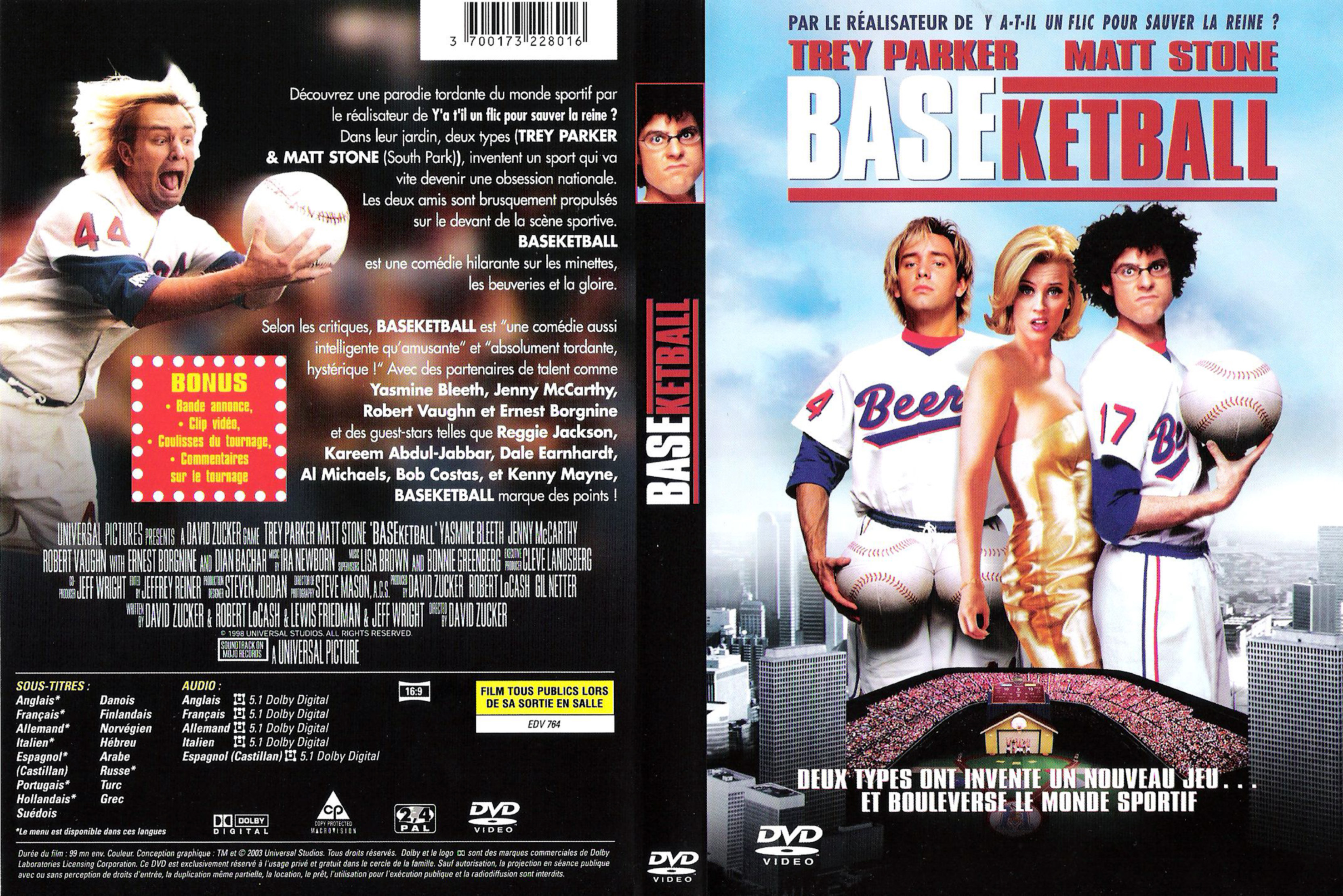 Jaquette DVD Baseketball