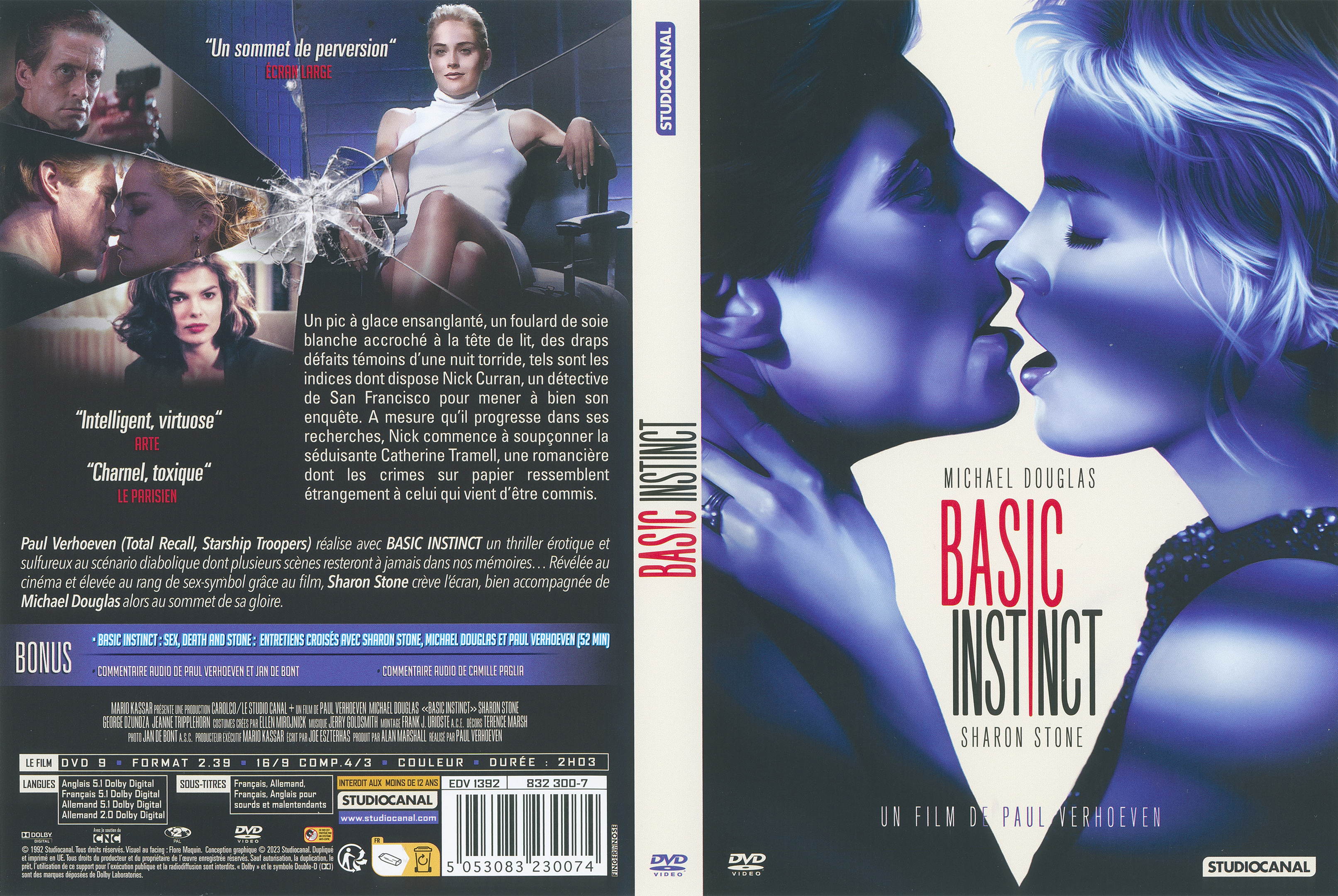 Jaquette DVD Basic Instinct v4