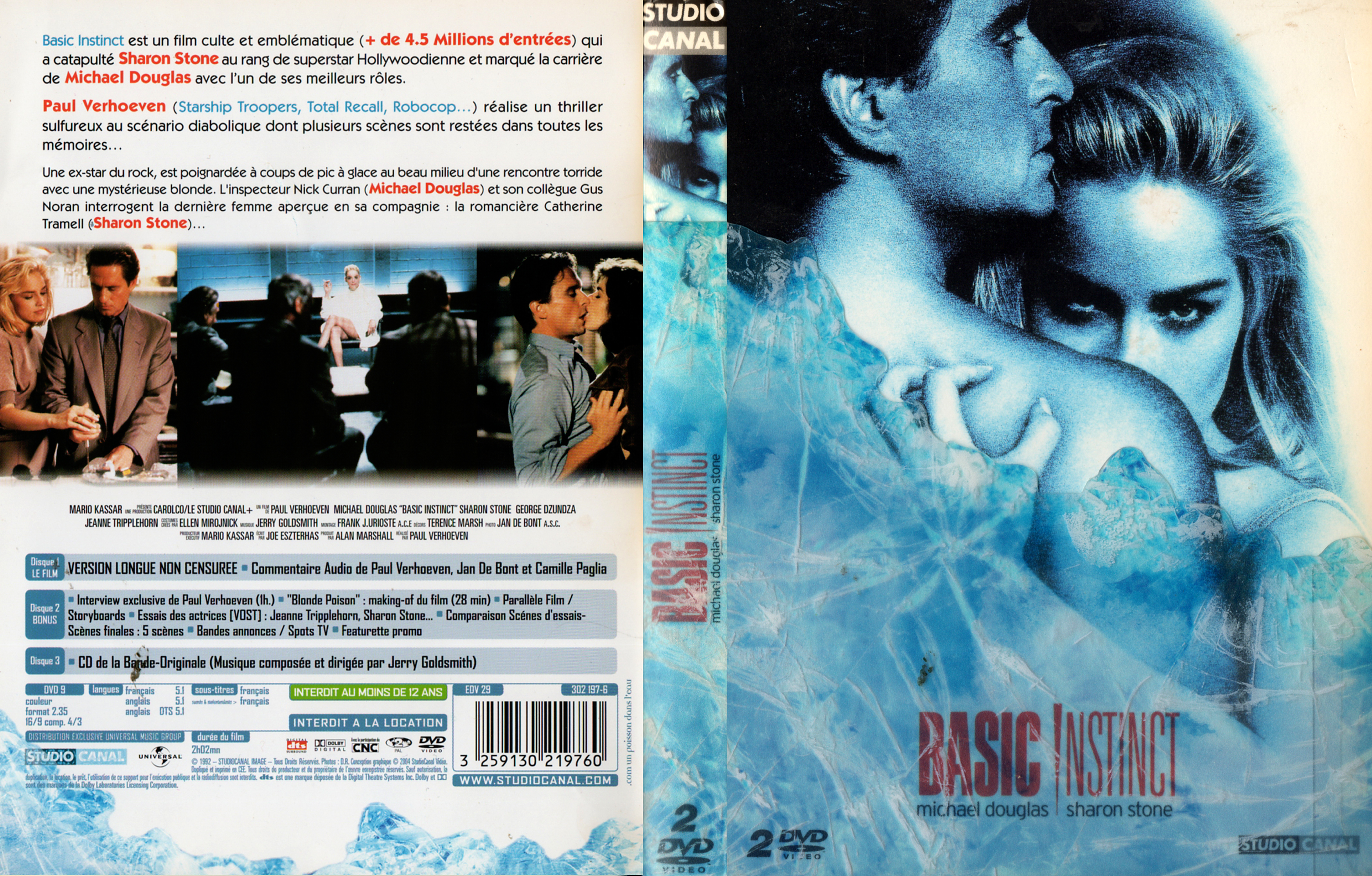 Jaquette DVD Basic instinct v2