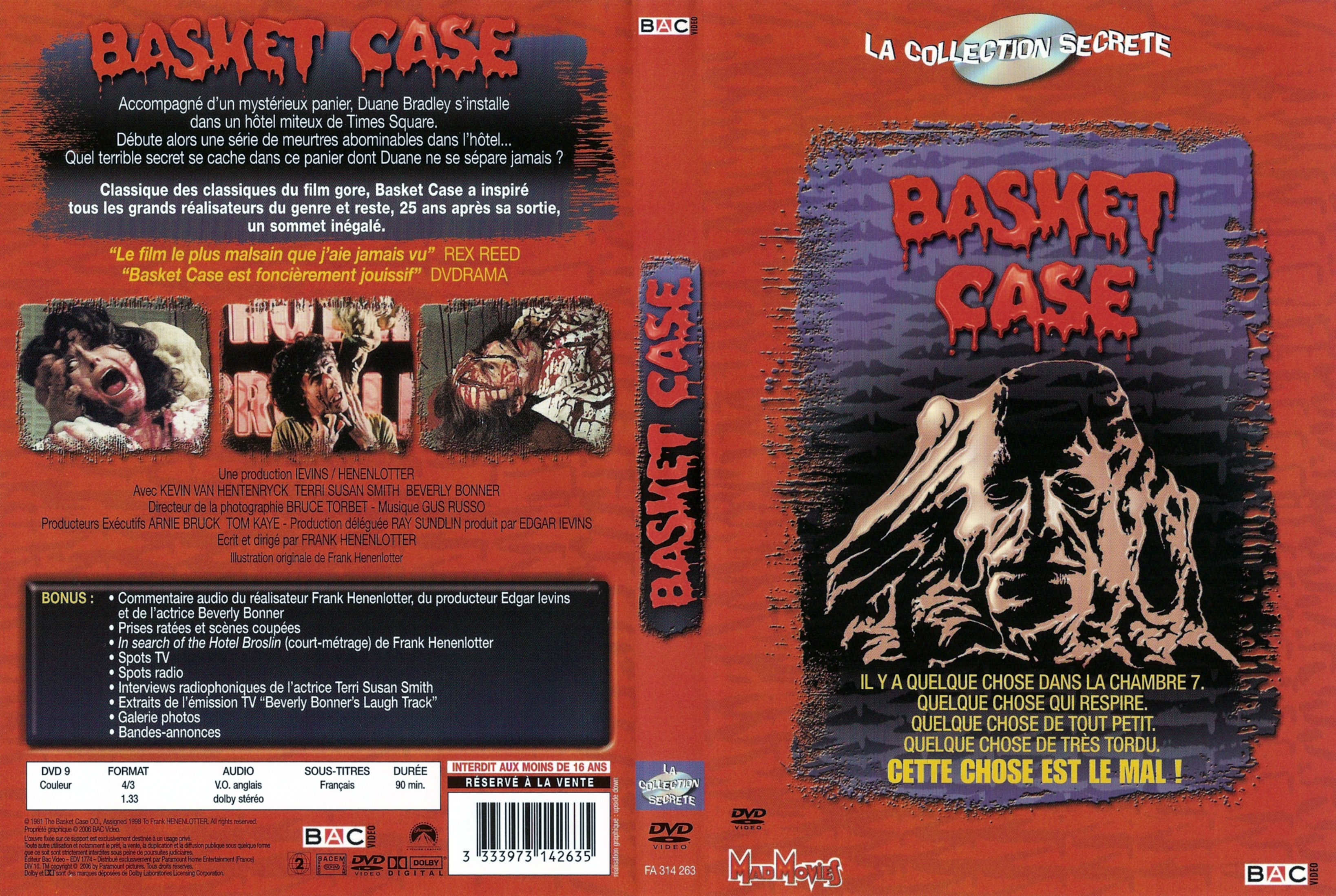 Jaquette DVD Basket case