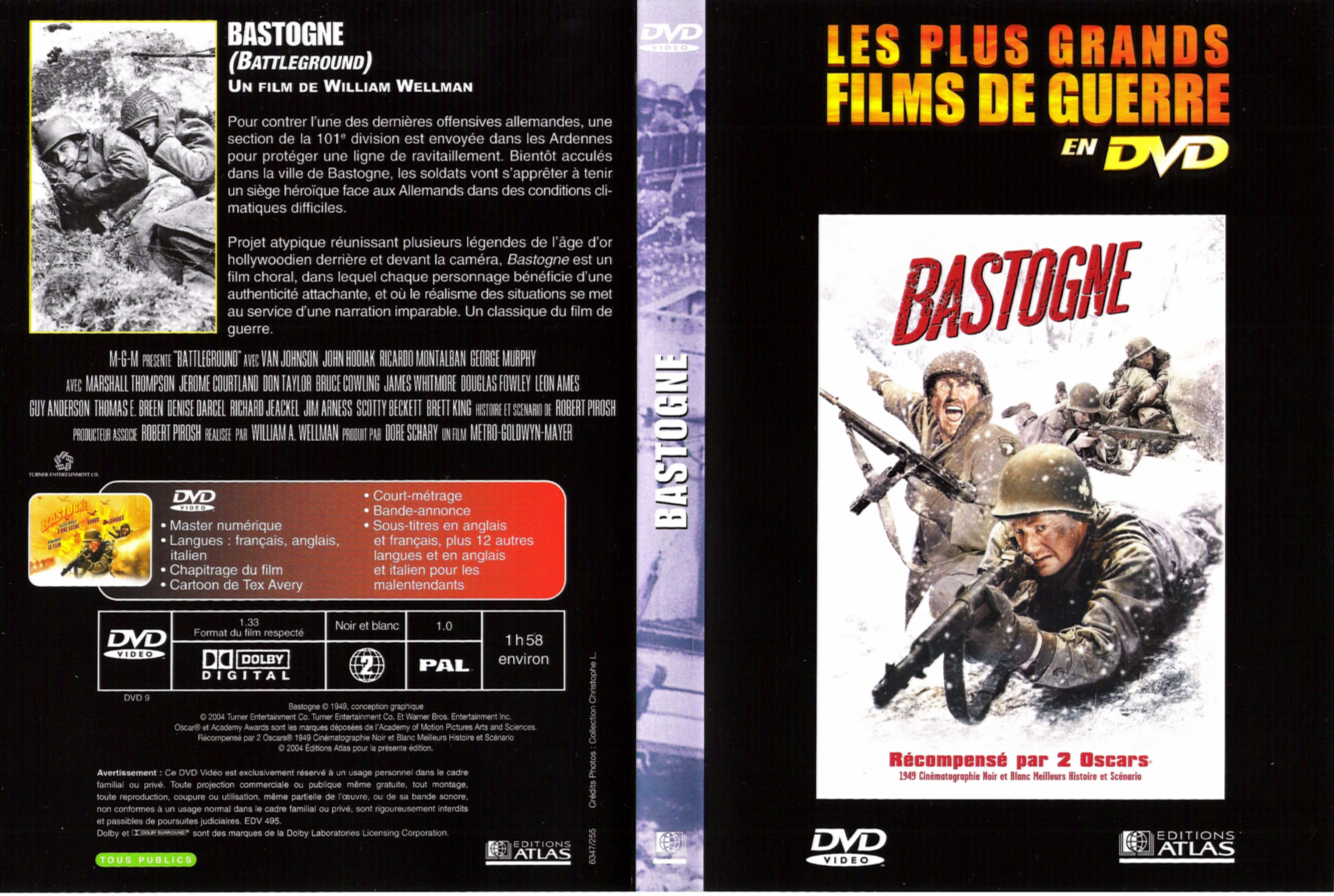 Jaquette DVD Bastogne