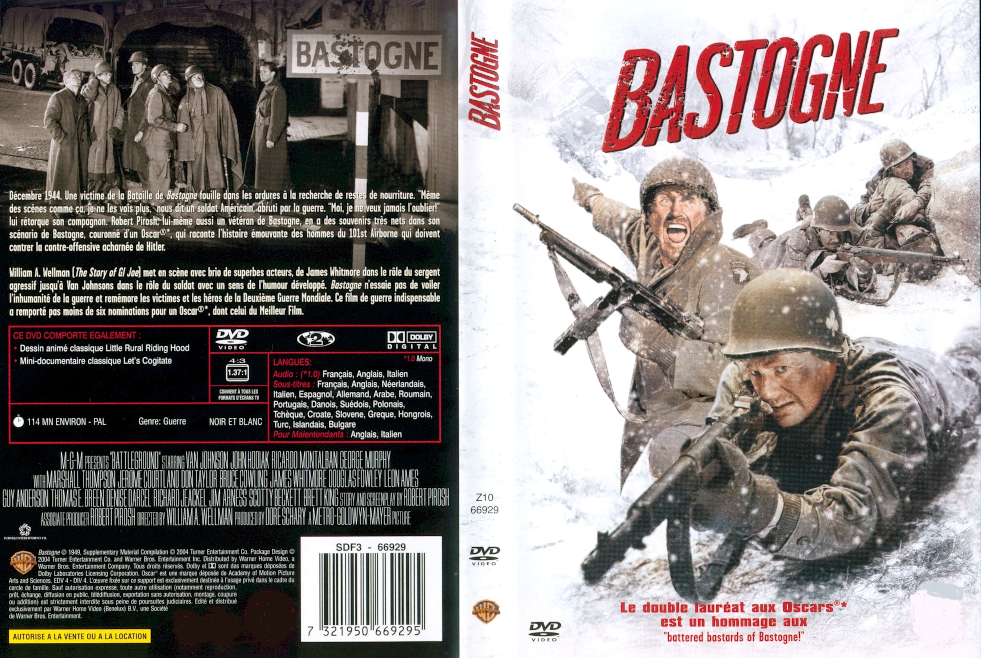 Jaquette DVD Bastogne v2