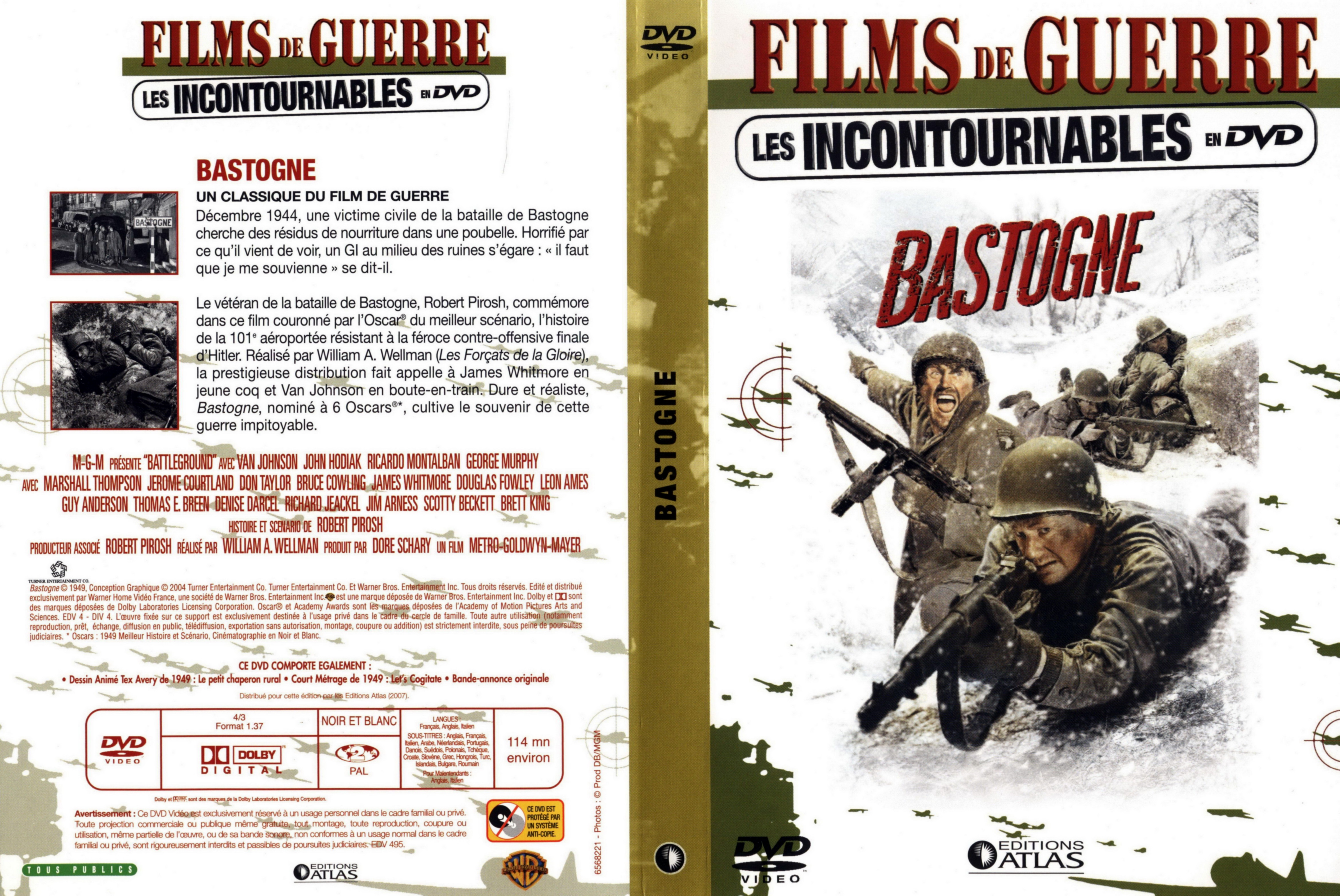 Jaquette DVD Bastogne v3