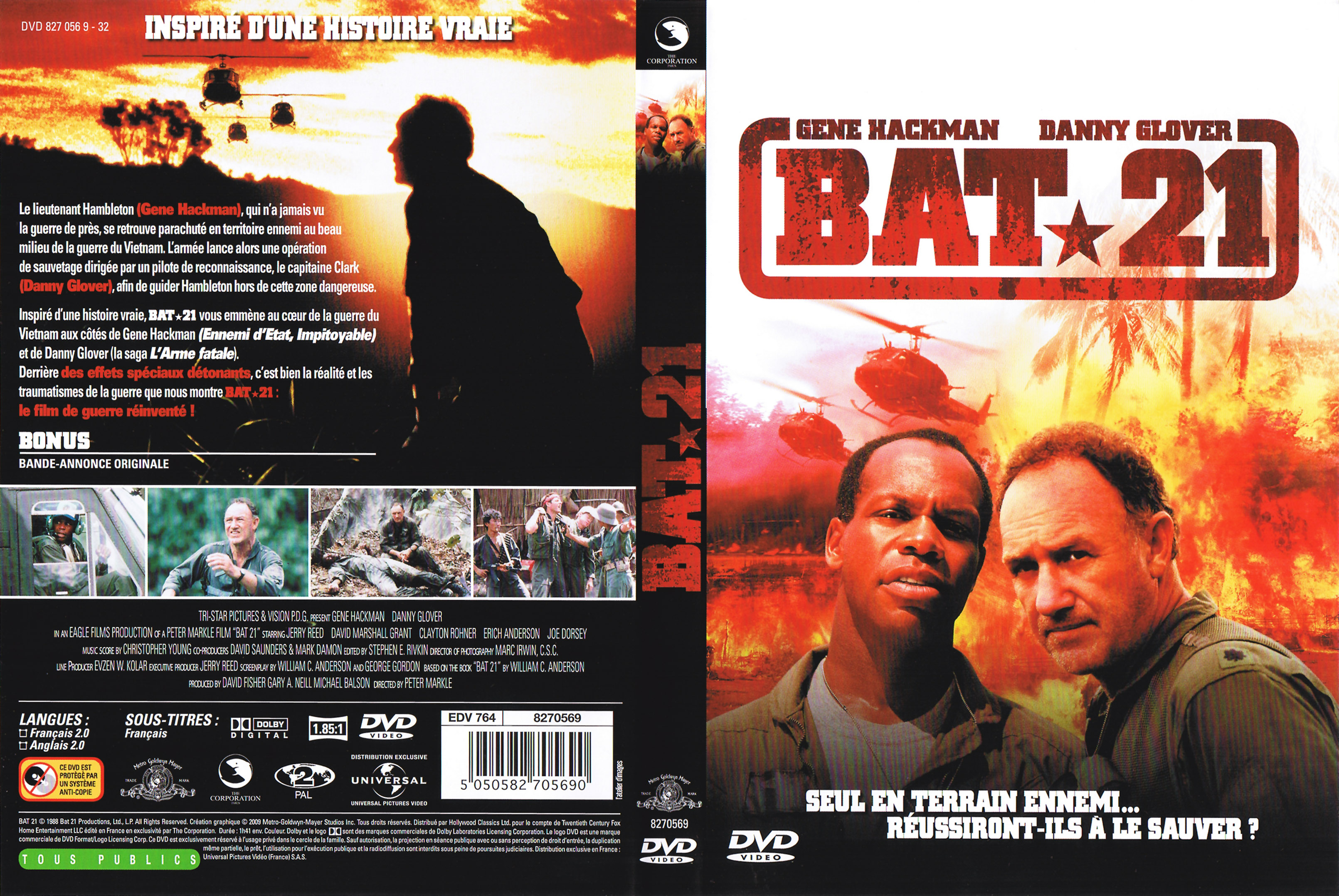 Jaquette DVD Bat 21