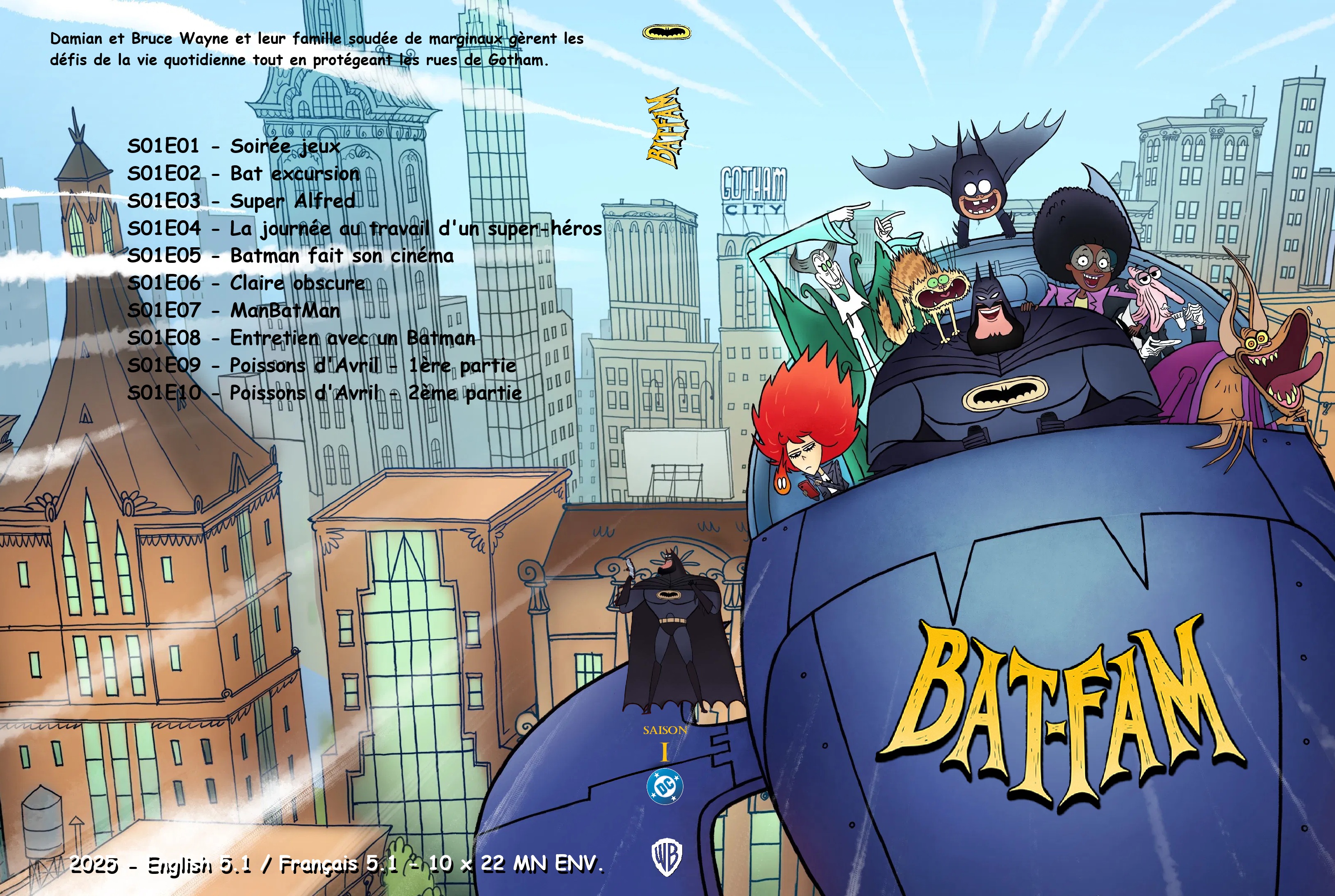 Jaquette DVD Bat-Fam saison 1 custom