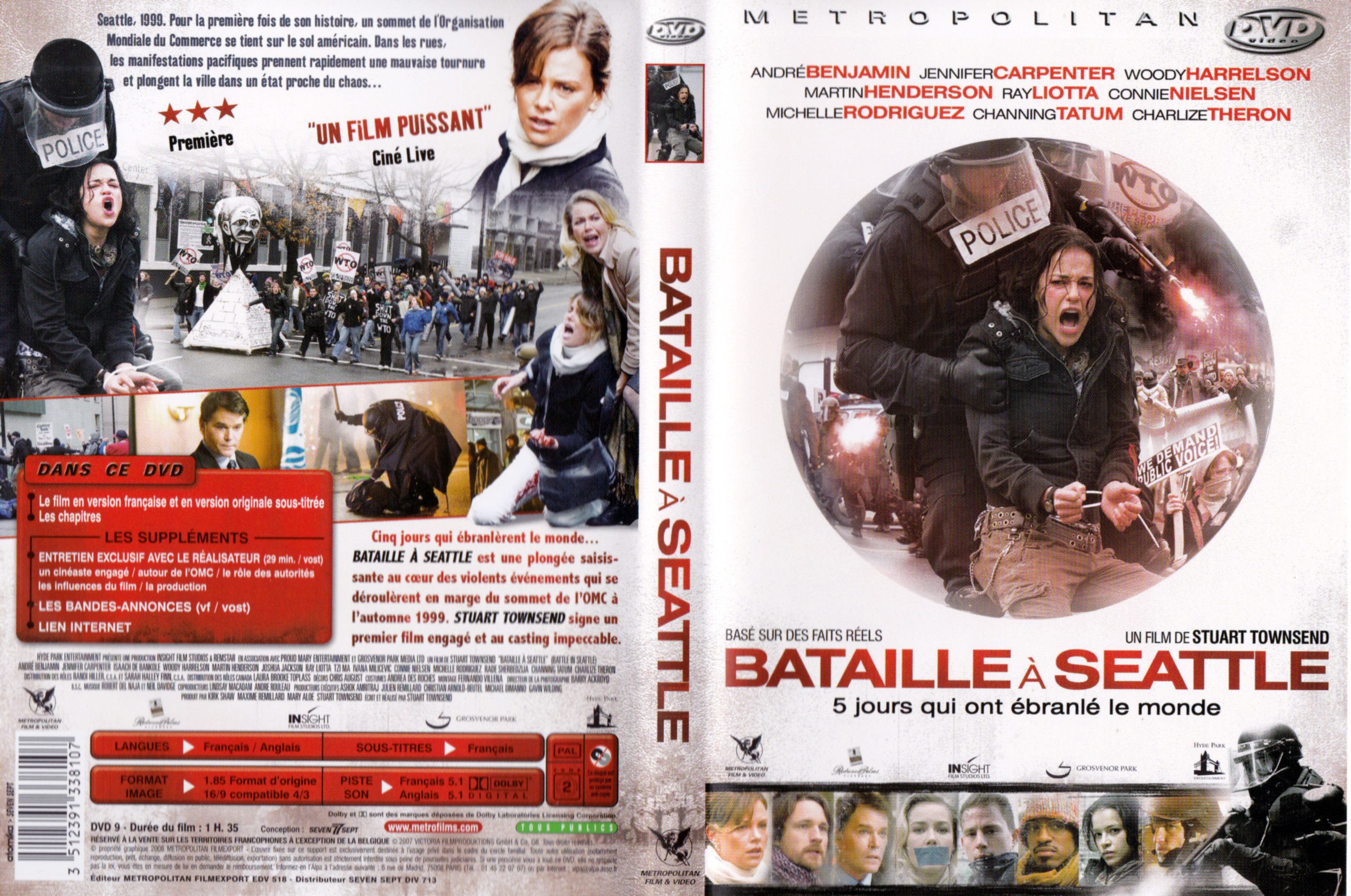 Jaquette DVD Bataille  Seattle v2