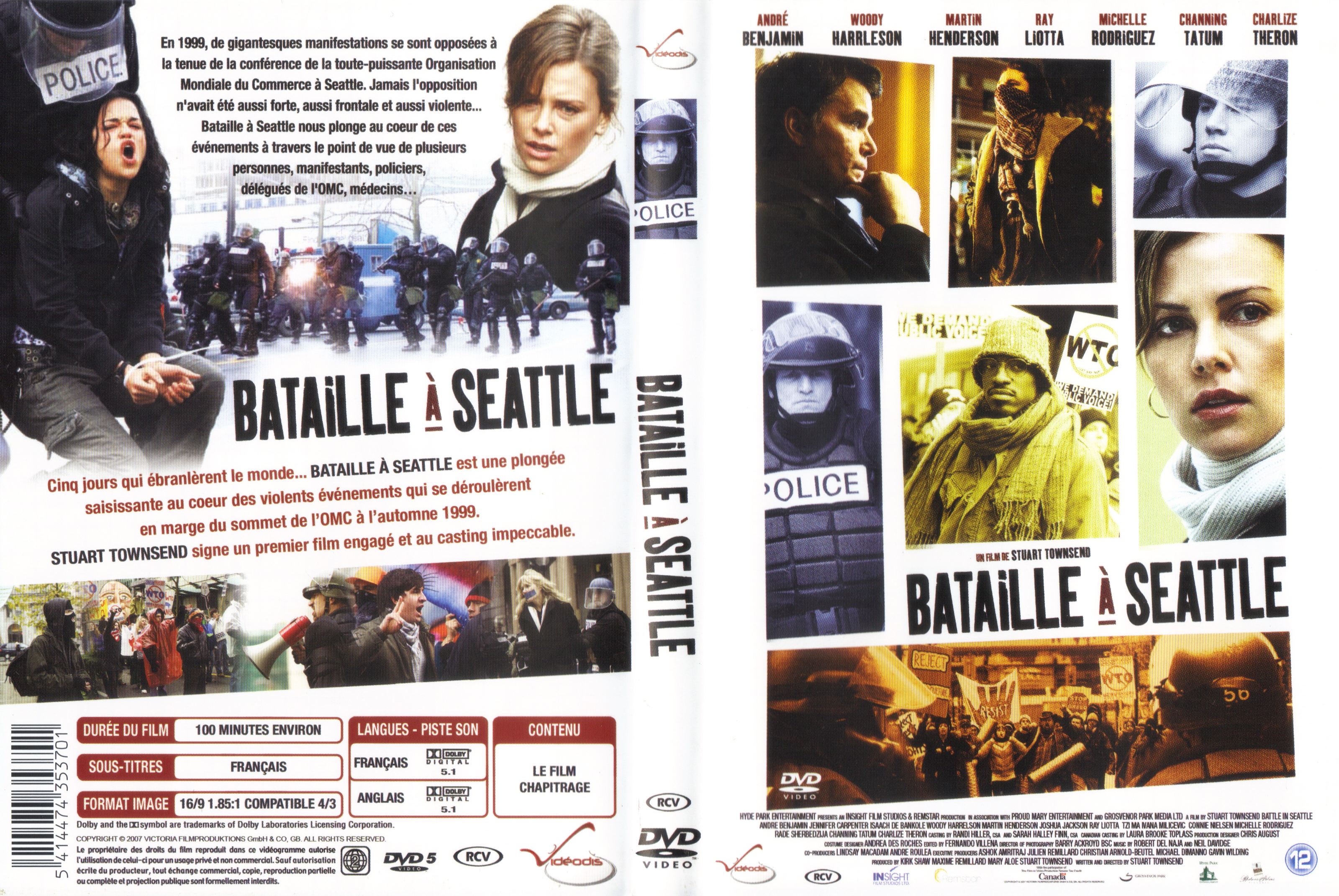 Jaquette DVD Bataille  Seattle v3