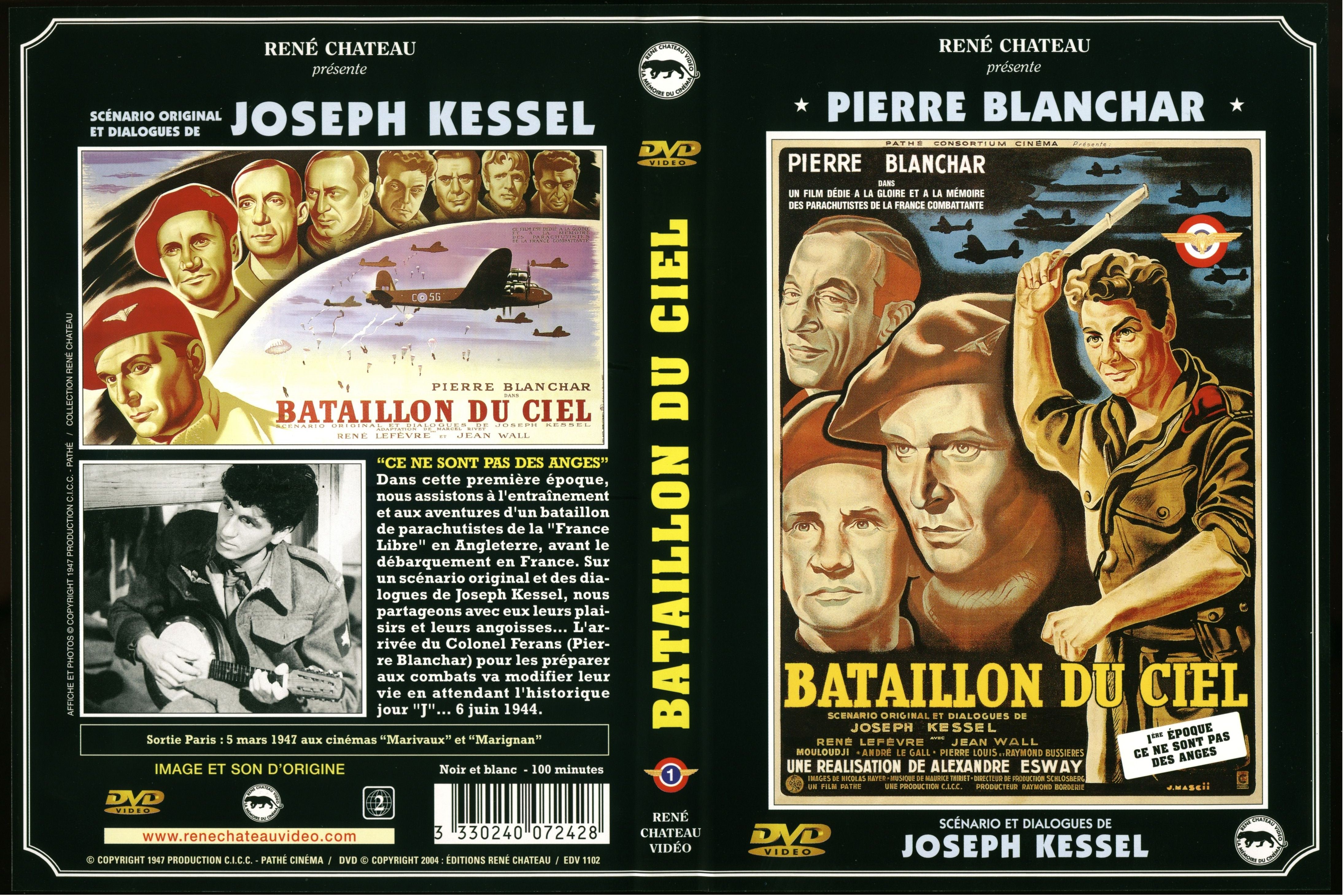 Jaquette DVD Bataillon du ciel 1 re poque