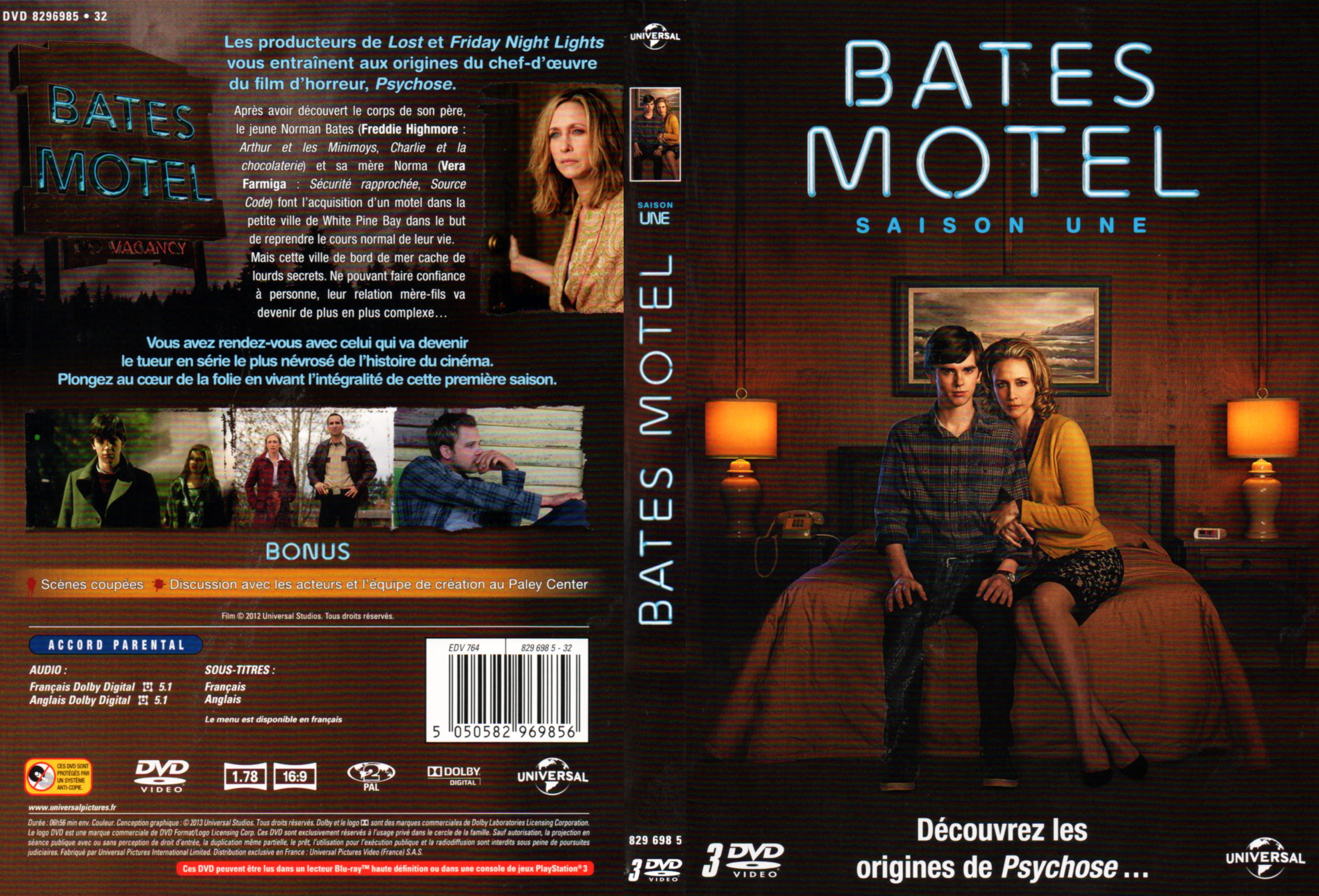 Jaquette DVD Bates motel Saison 1 COFFRET