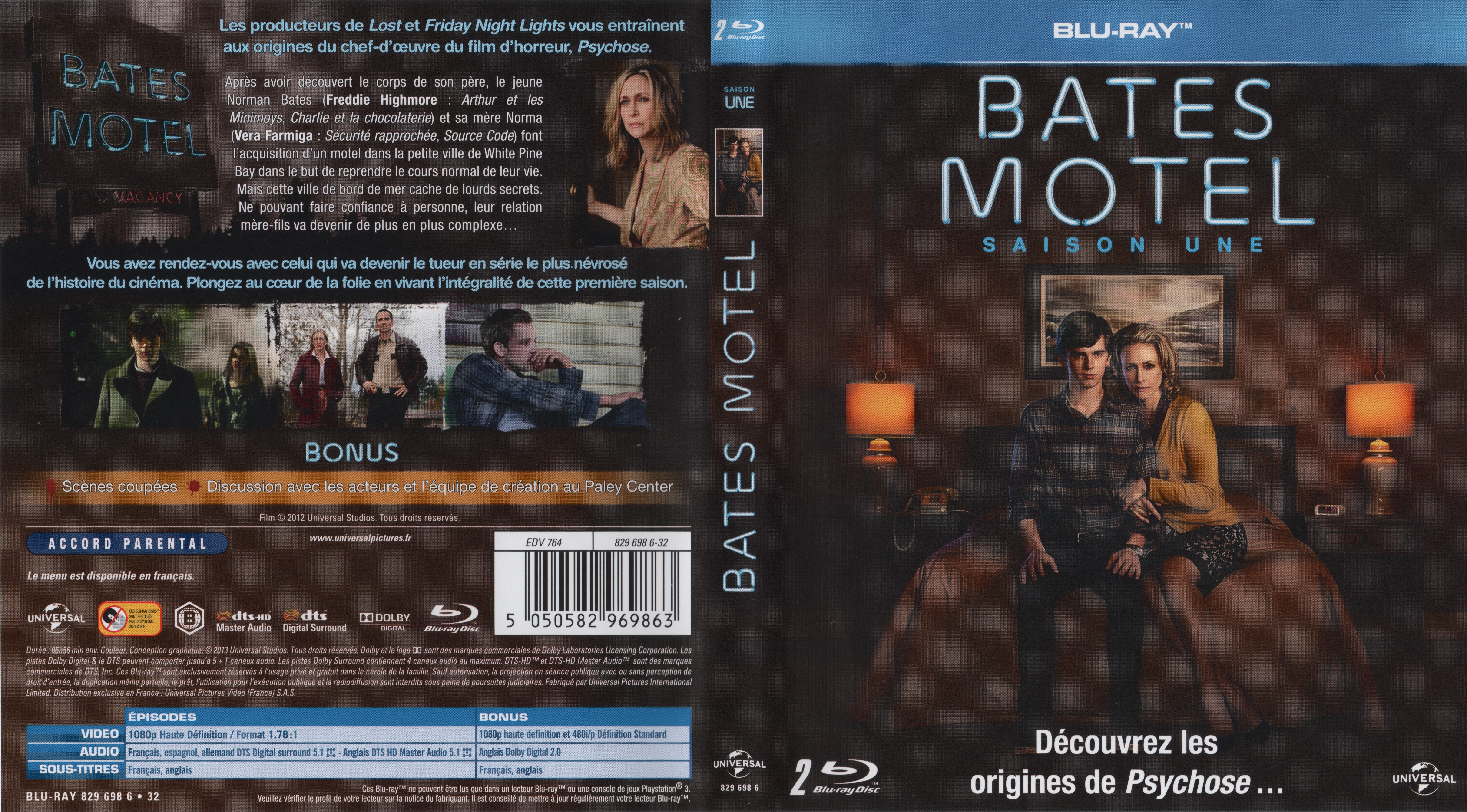 Jaquette DVD Bates motel Saison 1 (BLU-RAY)