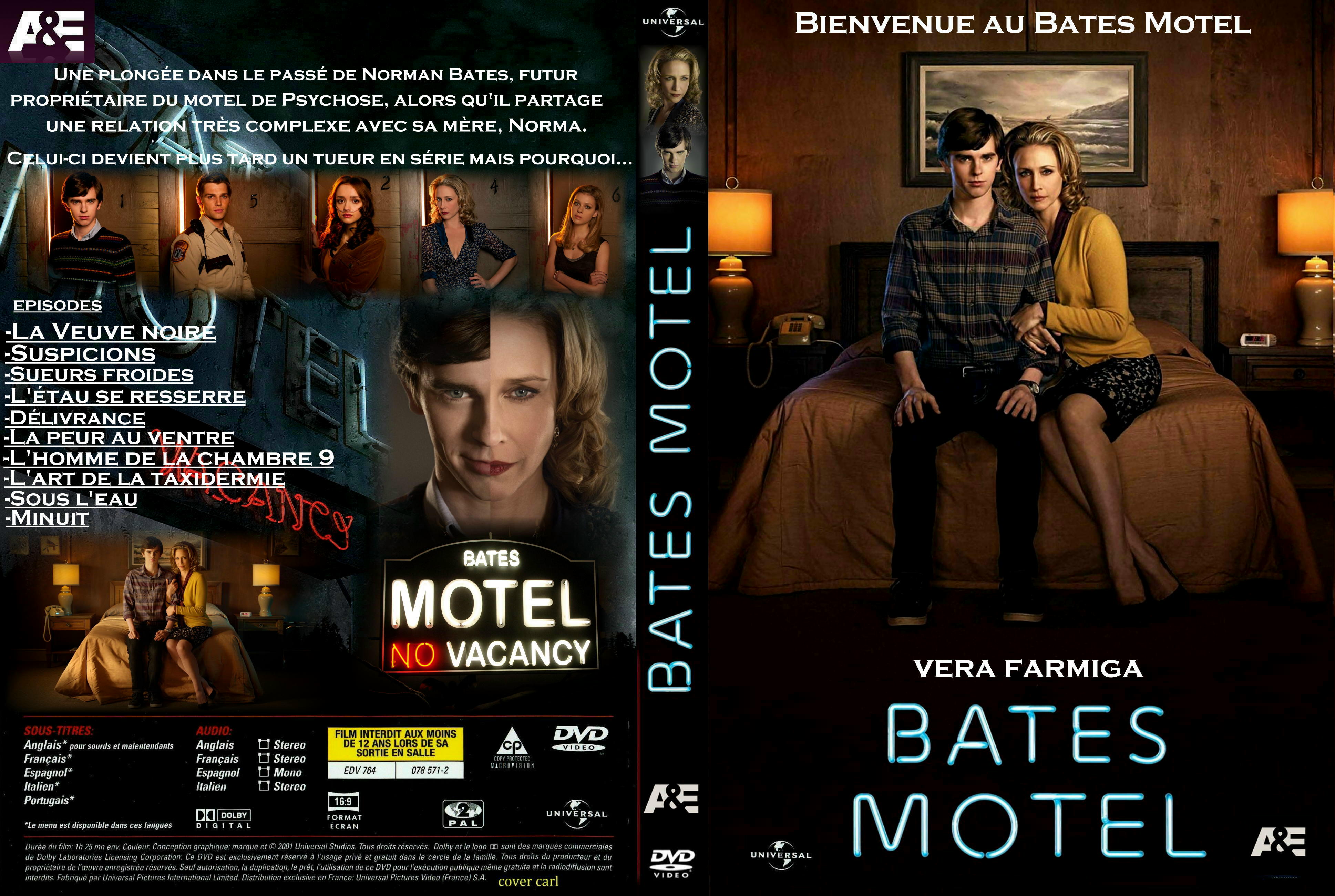 Jaquette DVD Bates motel Saison 1 custom