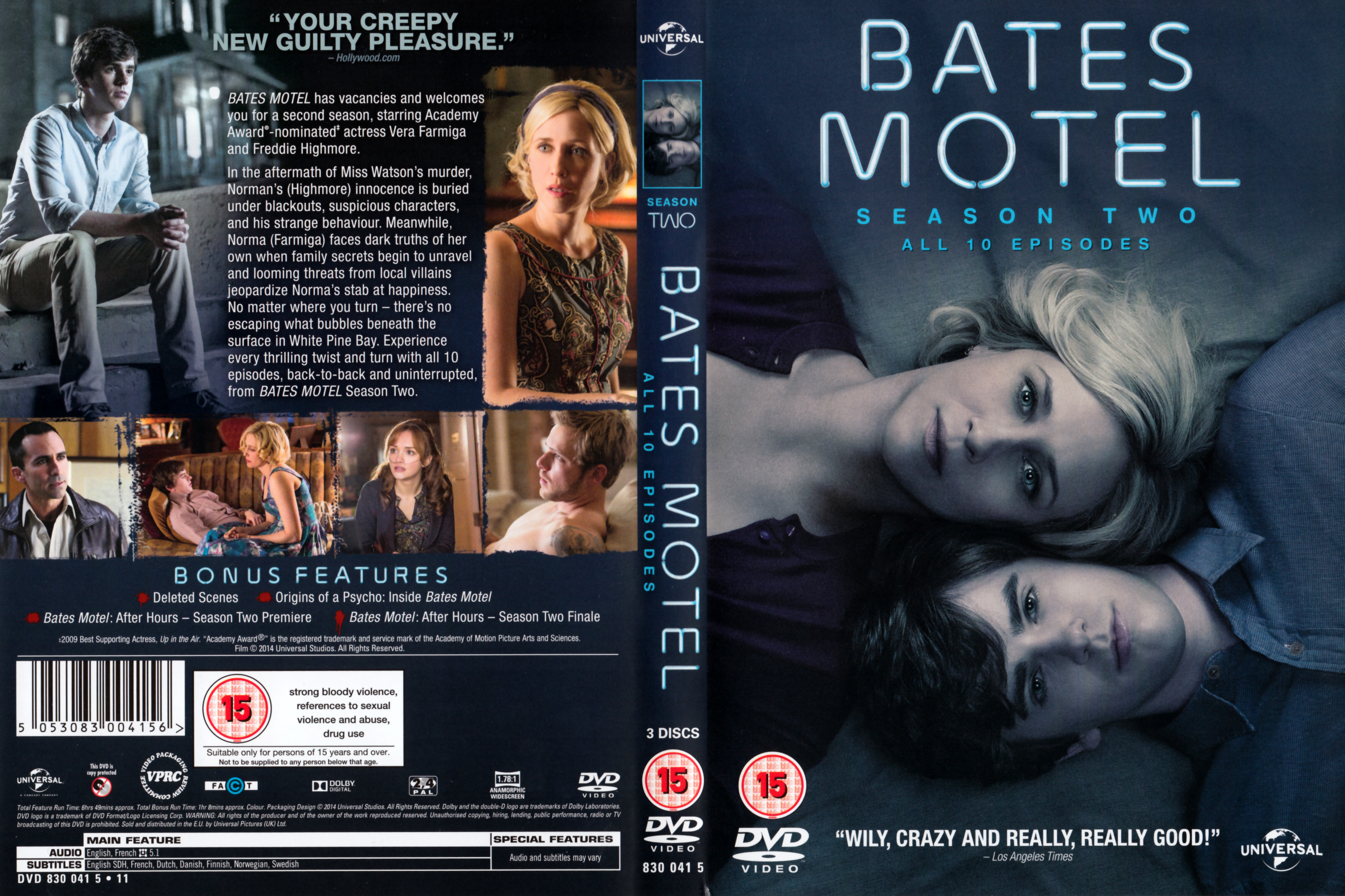 Jaquette DVD Bates motel Saison 2 Zone 1