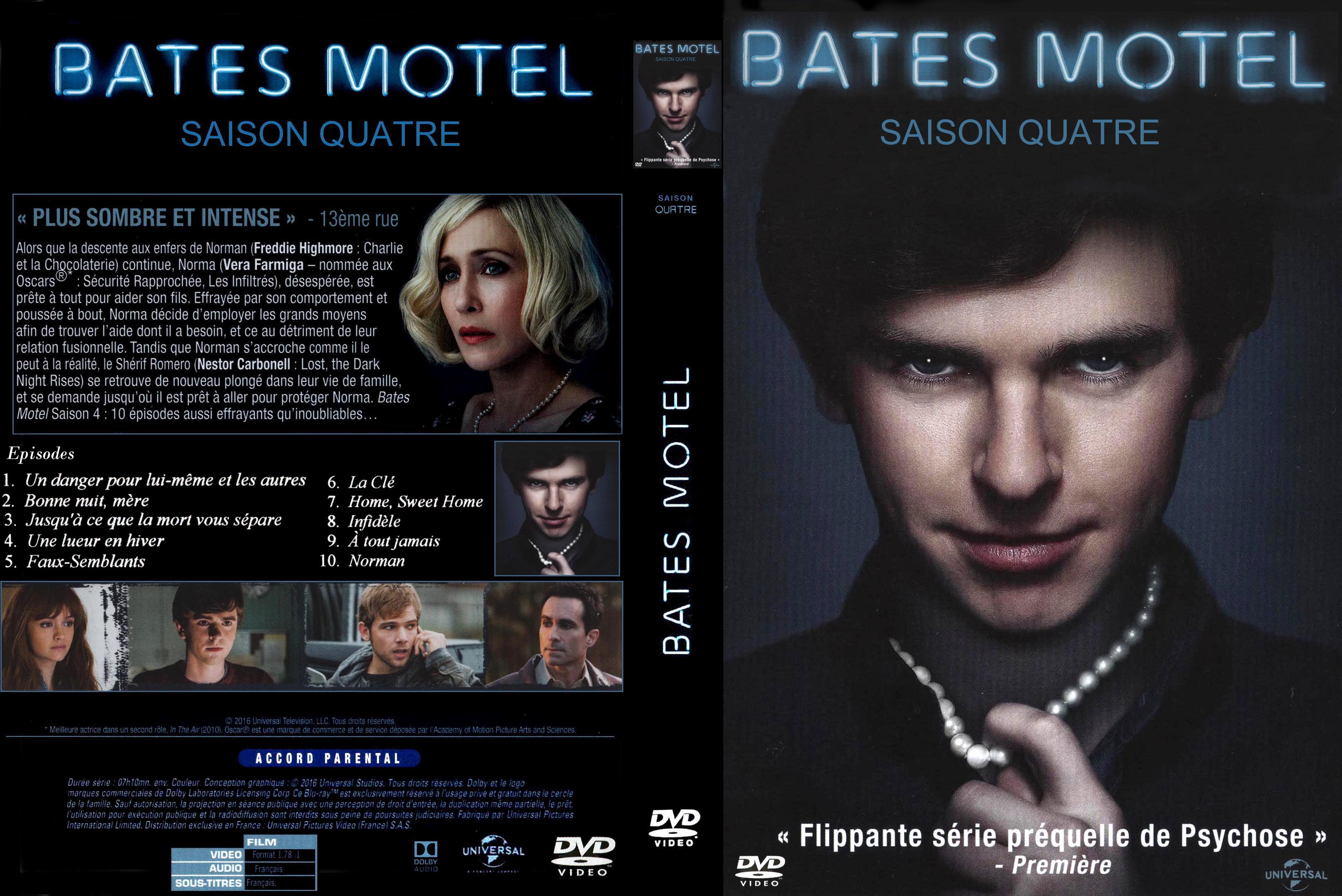 Jaquette DVD Bates motel Saison 4 custom