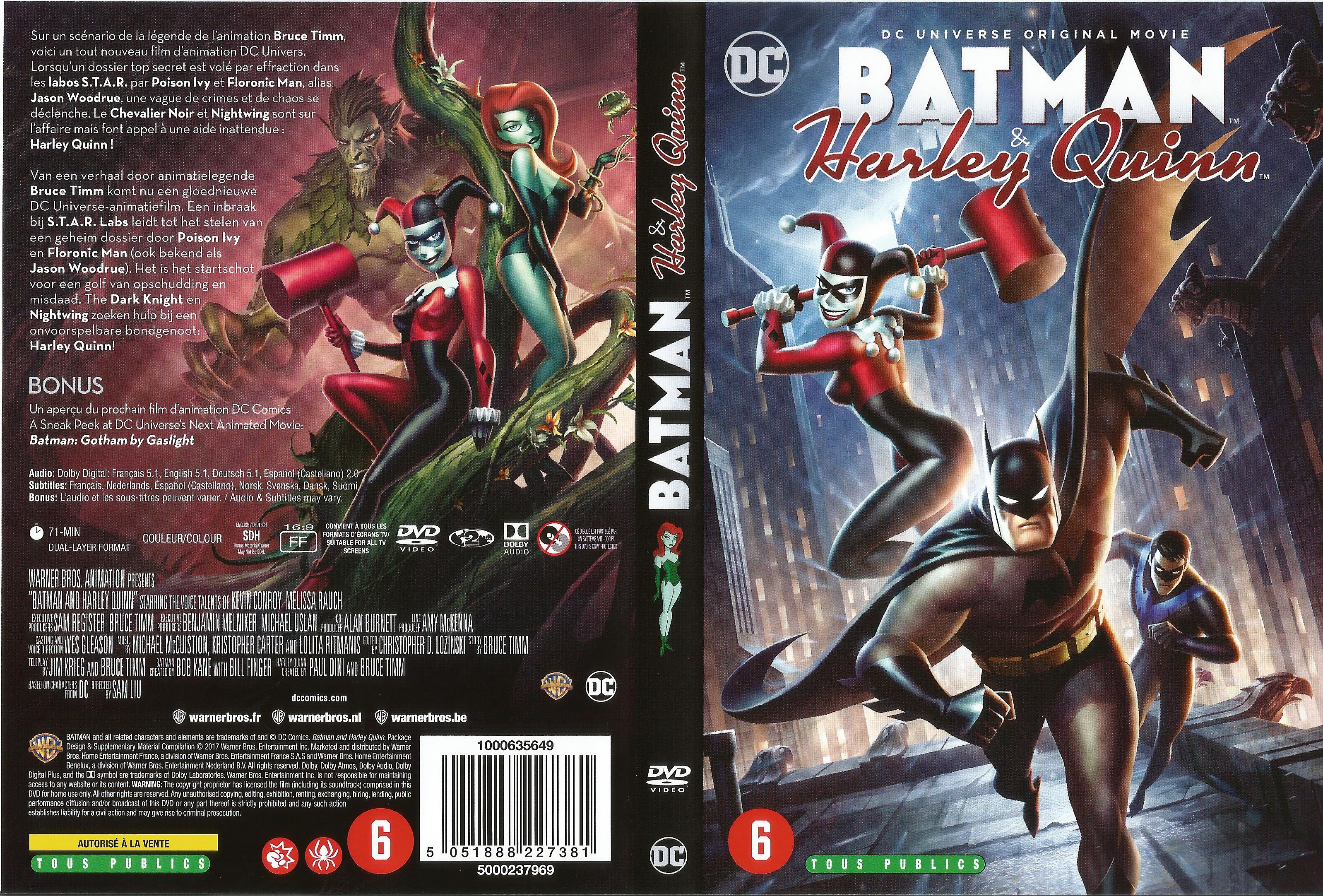 Jaquette DVD Batman & Harley Quinn