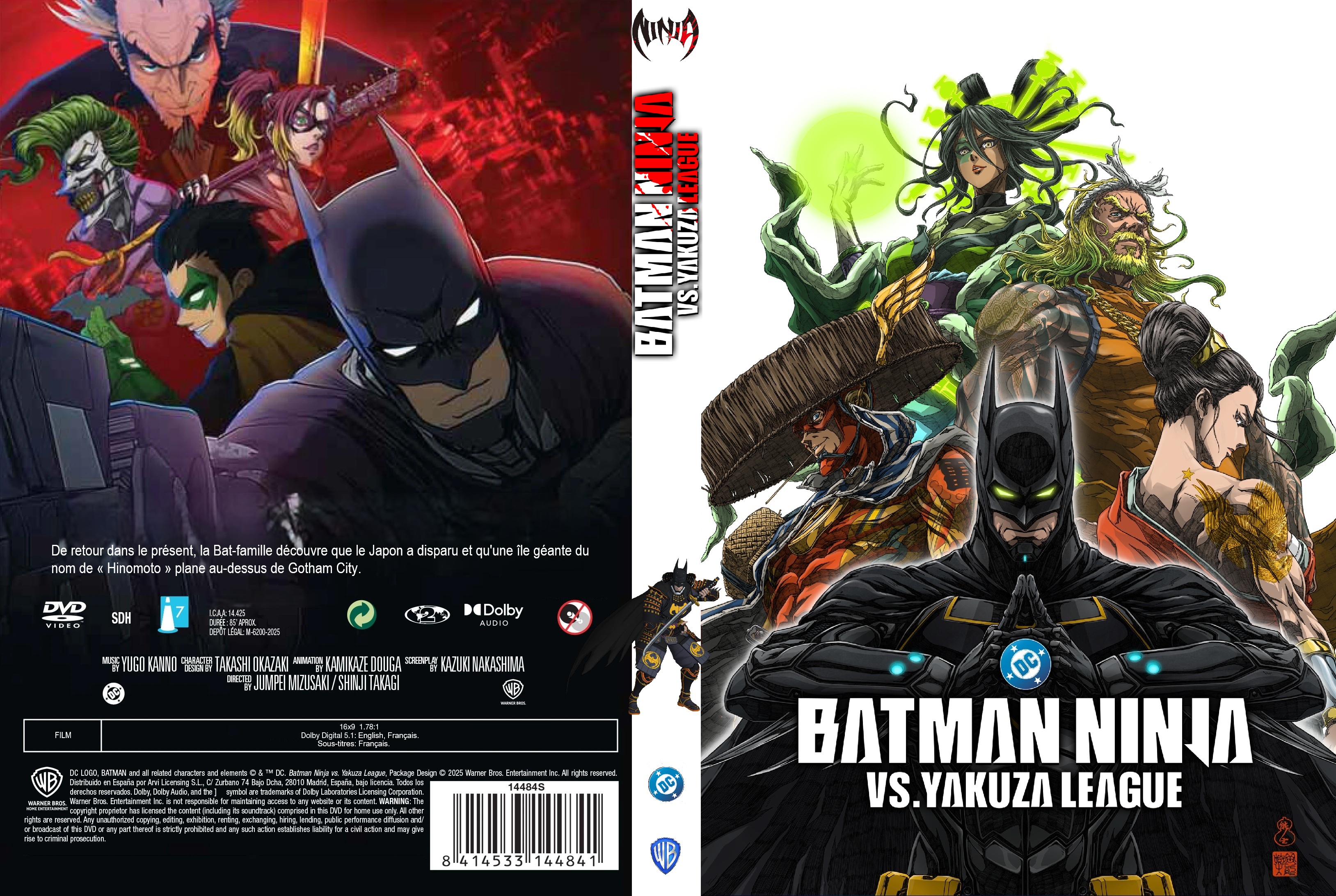 Jaquette DVD Batman Ninja VS Yakuza League custom