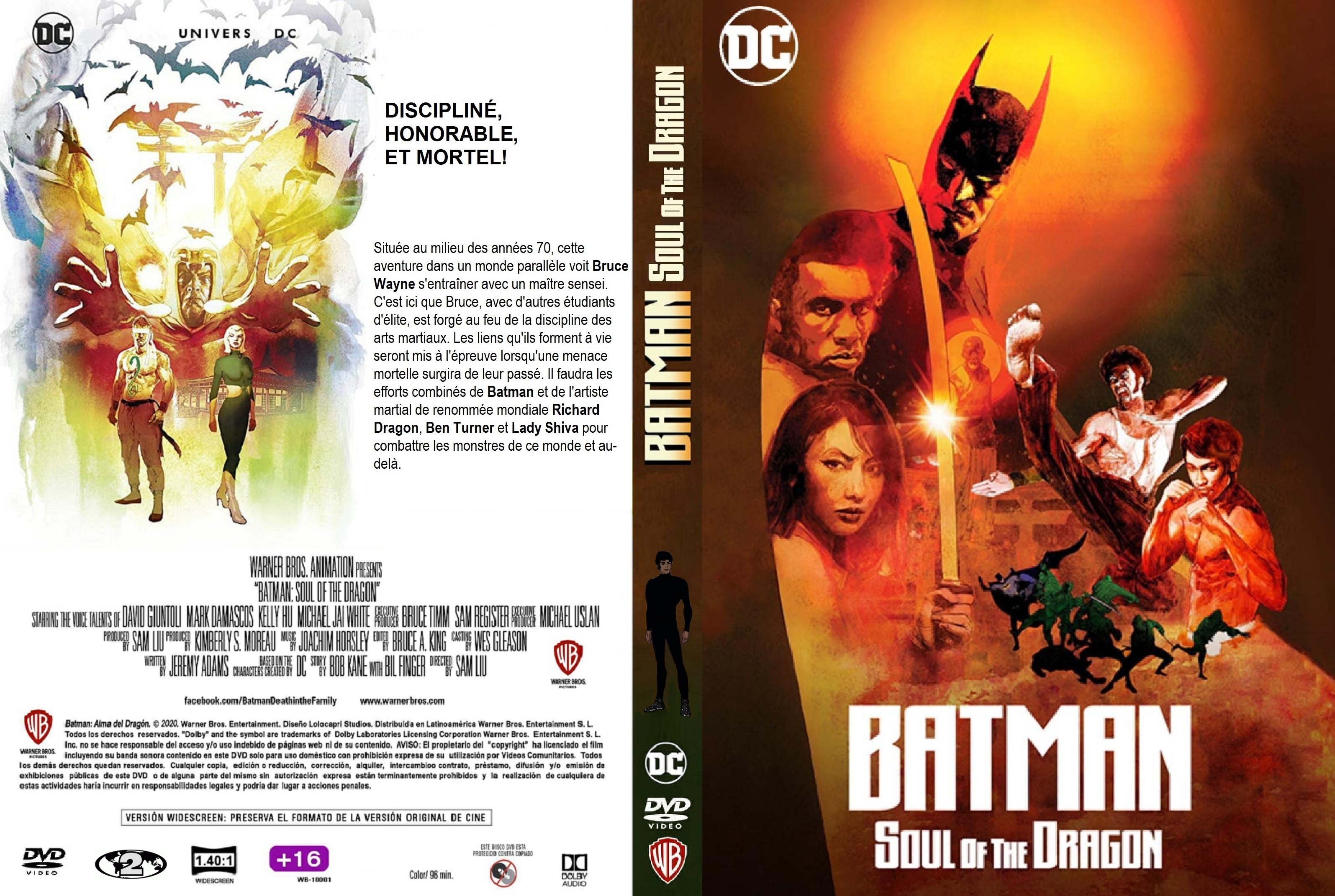Jaquette DVD Batman Soul of the Dragon custom v2