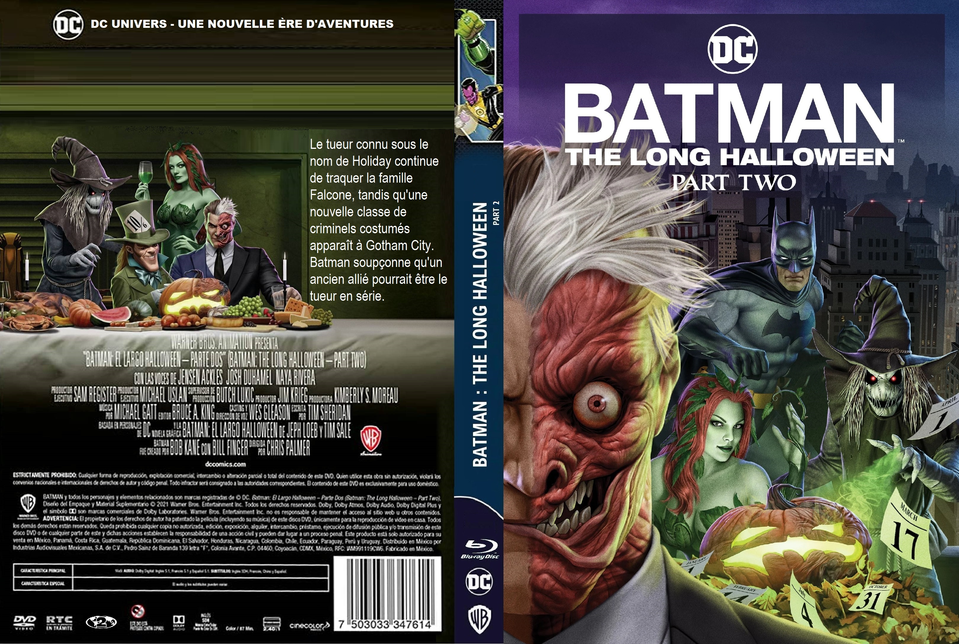 Jaquette DVD Batman The Long Halloween Partie 2 Custom