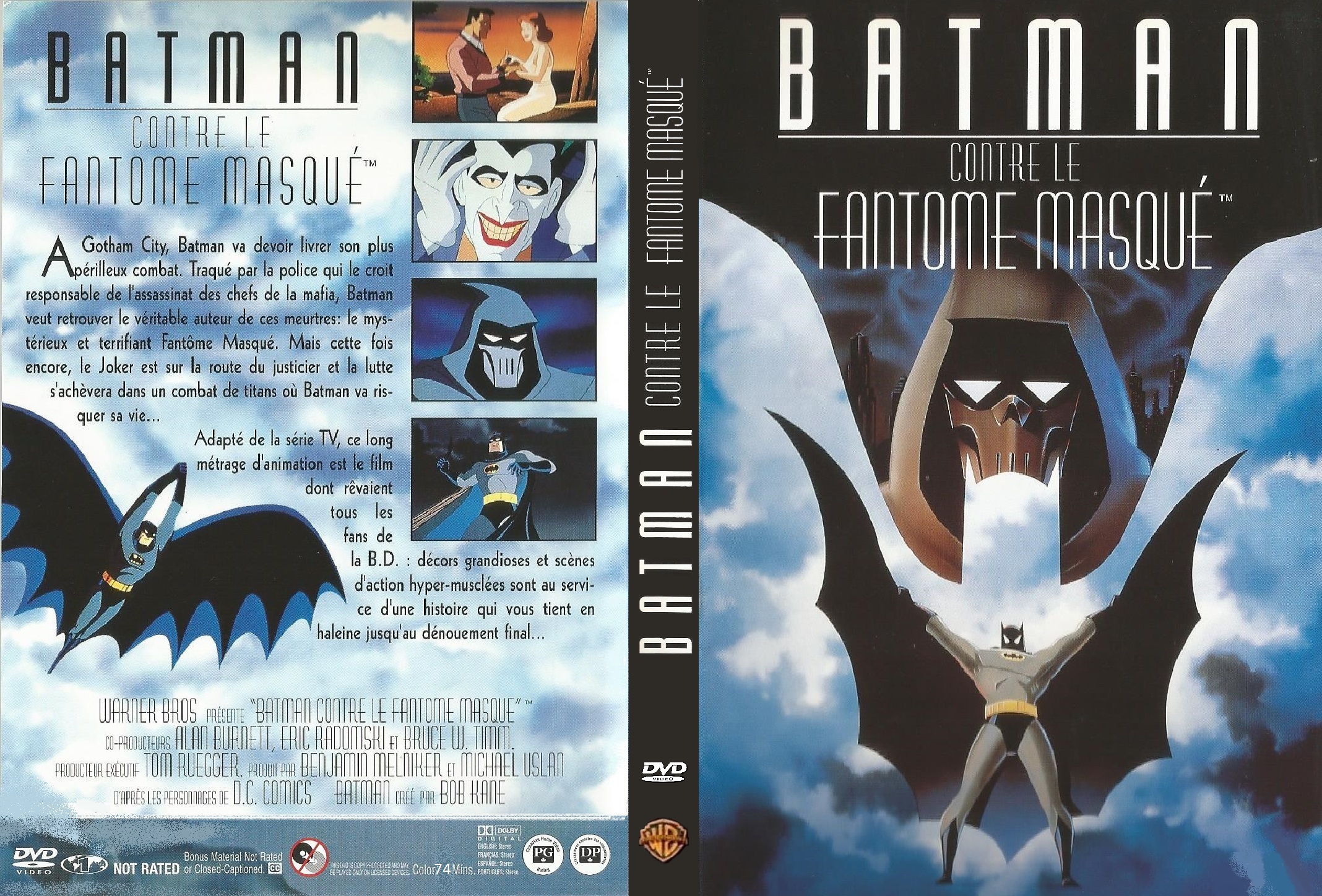 Jaquette DVD Batman contre le fantome masqu custom