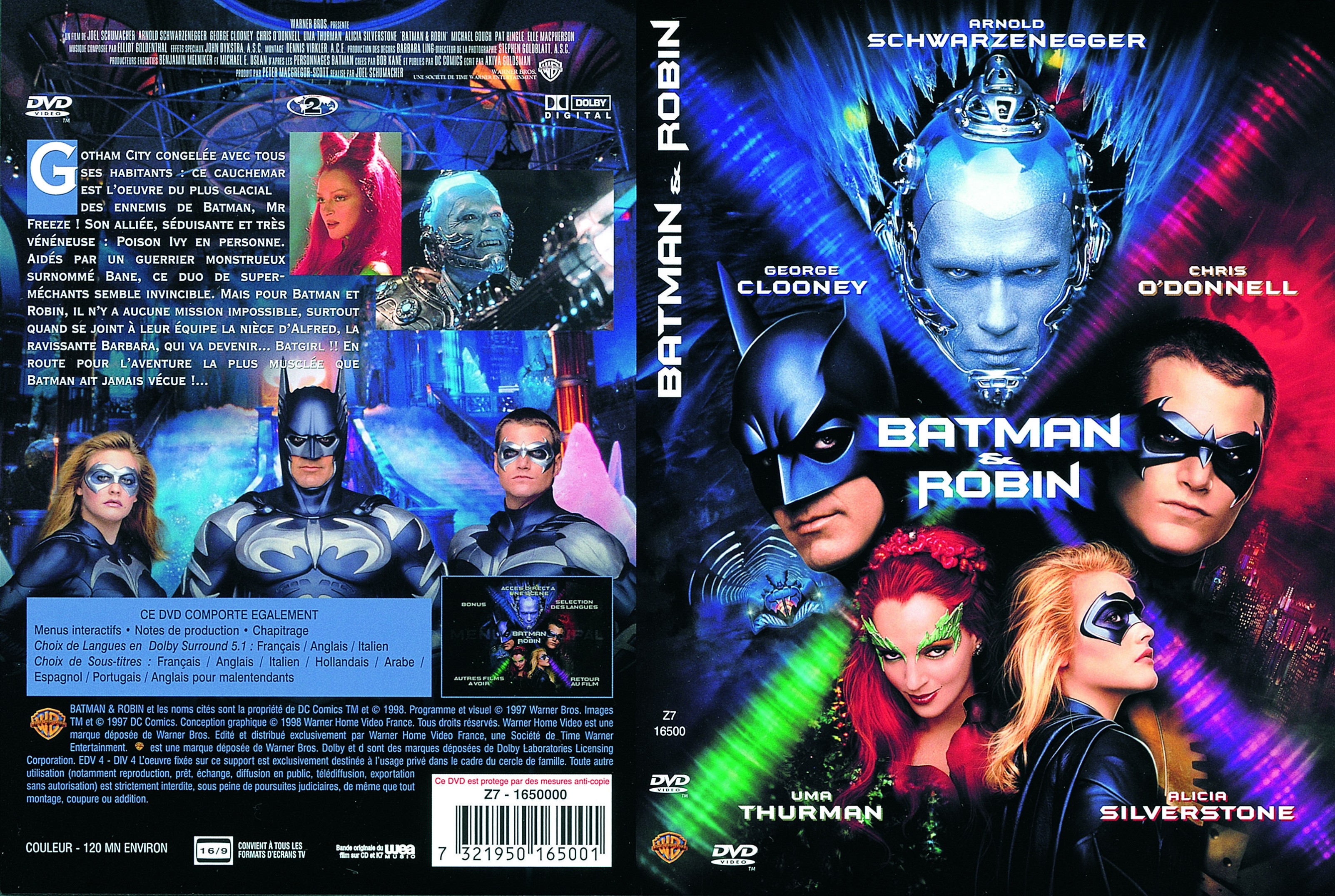 Jaquette DVD Batman et Robin