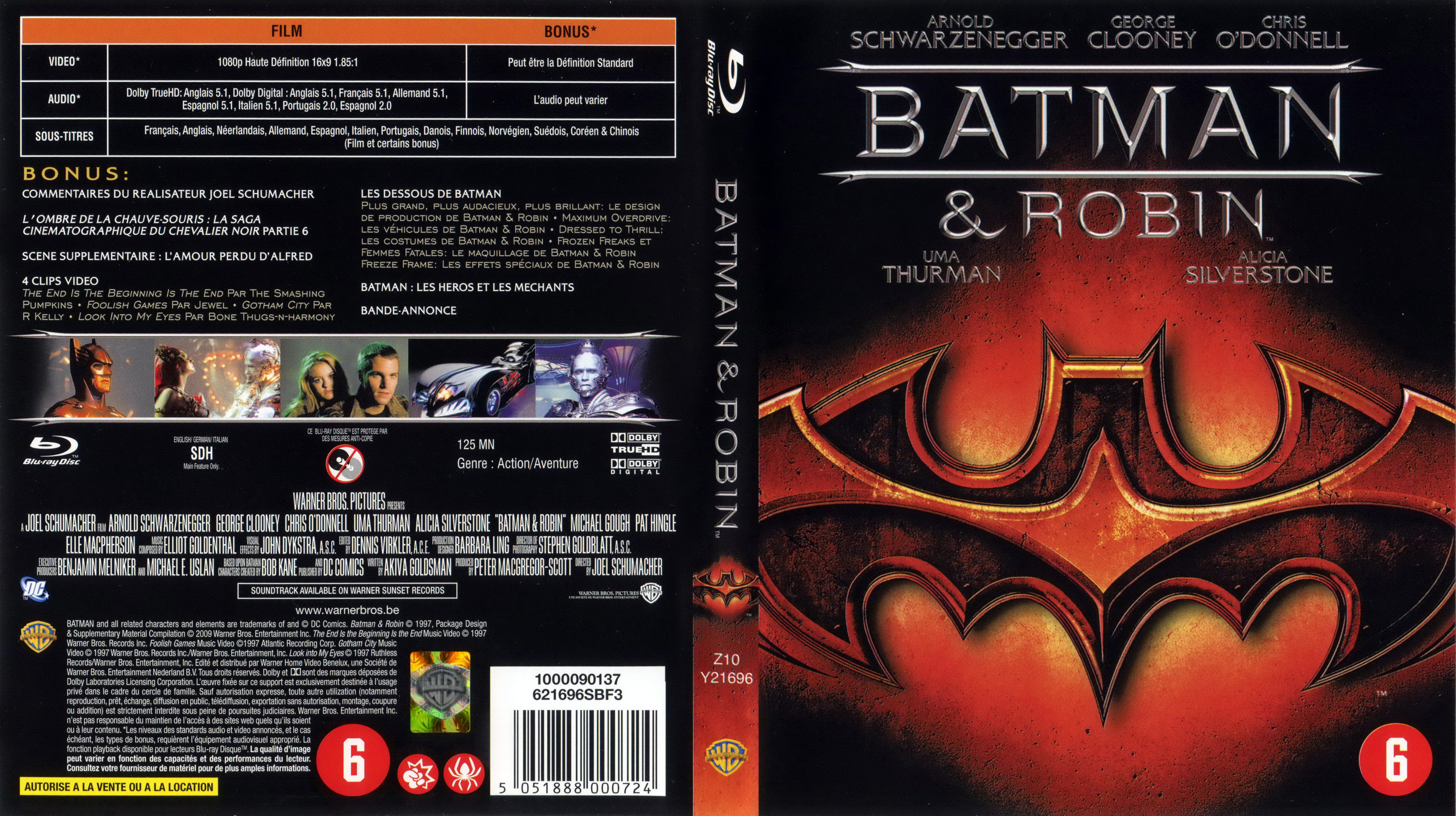 Jaquette DVD Batman et Robin (BLU-RAY)