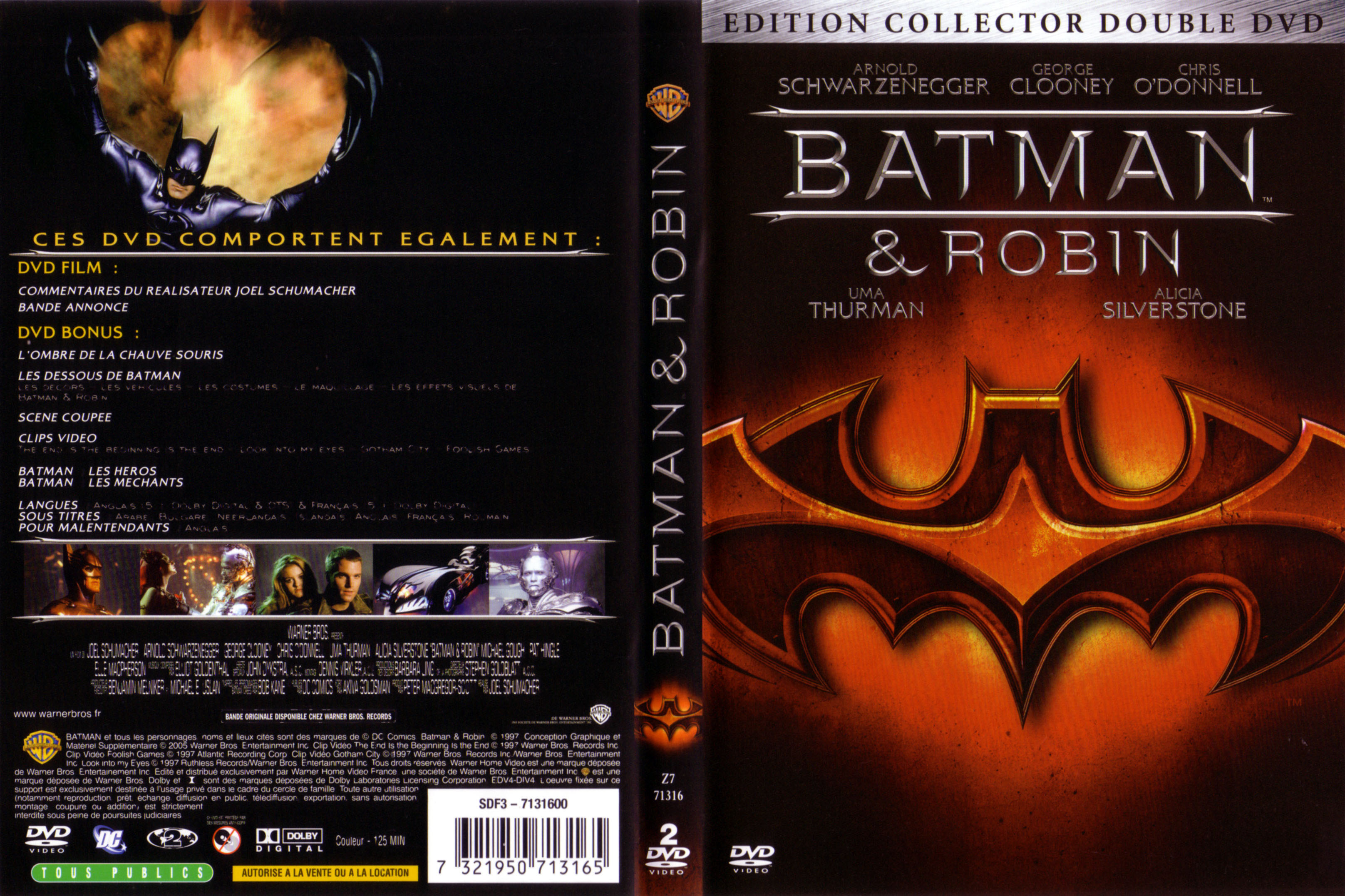 Jaquette DVD Batman et robin v2
