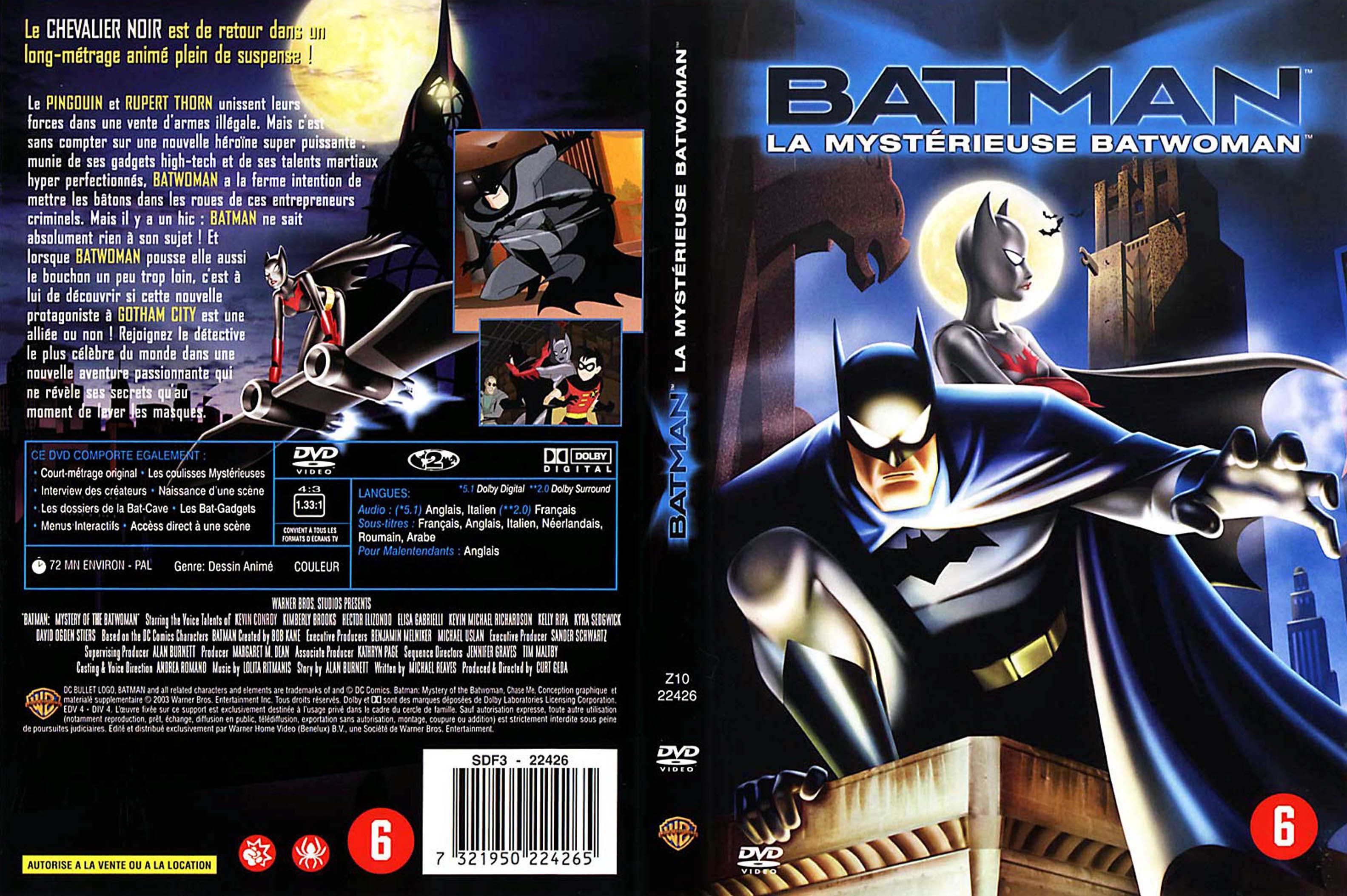 Jaquette DVD Batman la mysterieuse batwoman
