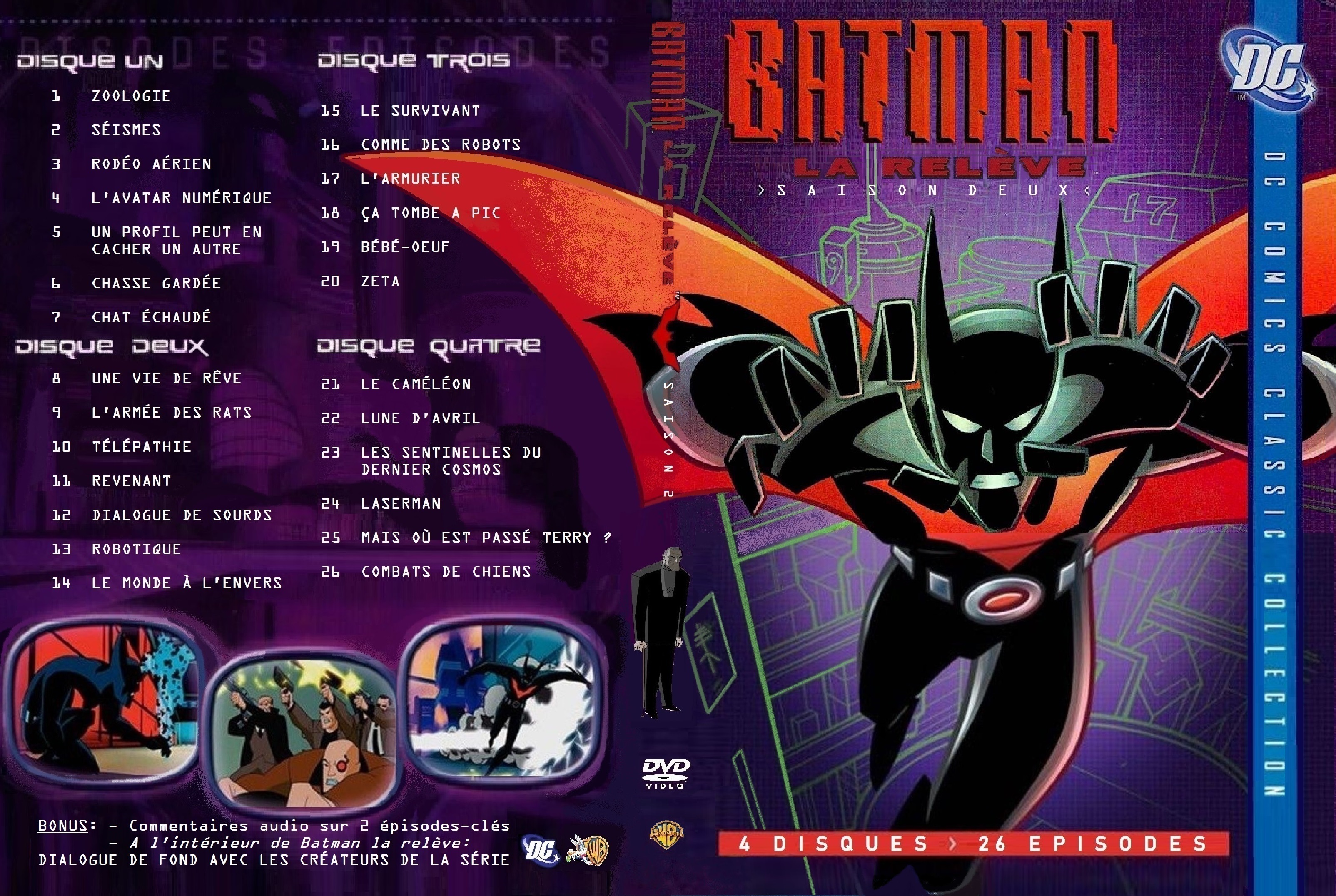Jaquette DVD Batman la releve Saison 2 custom