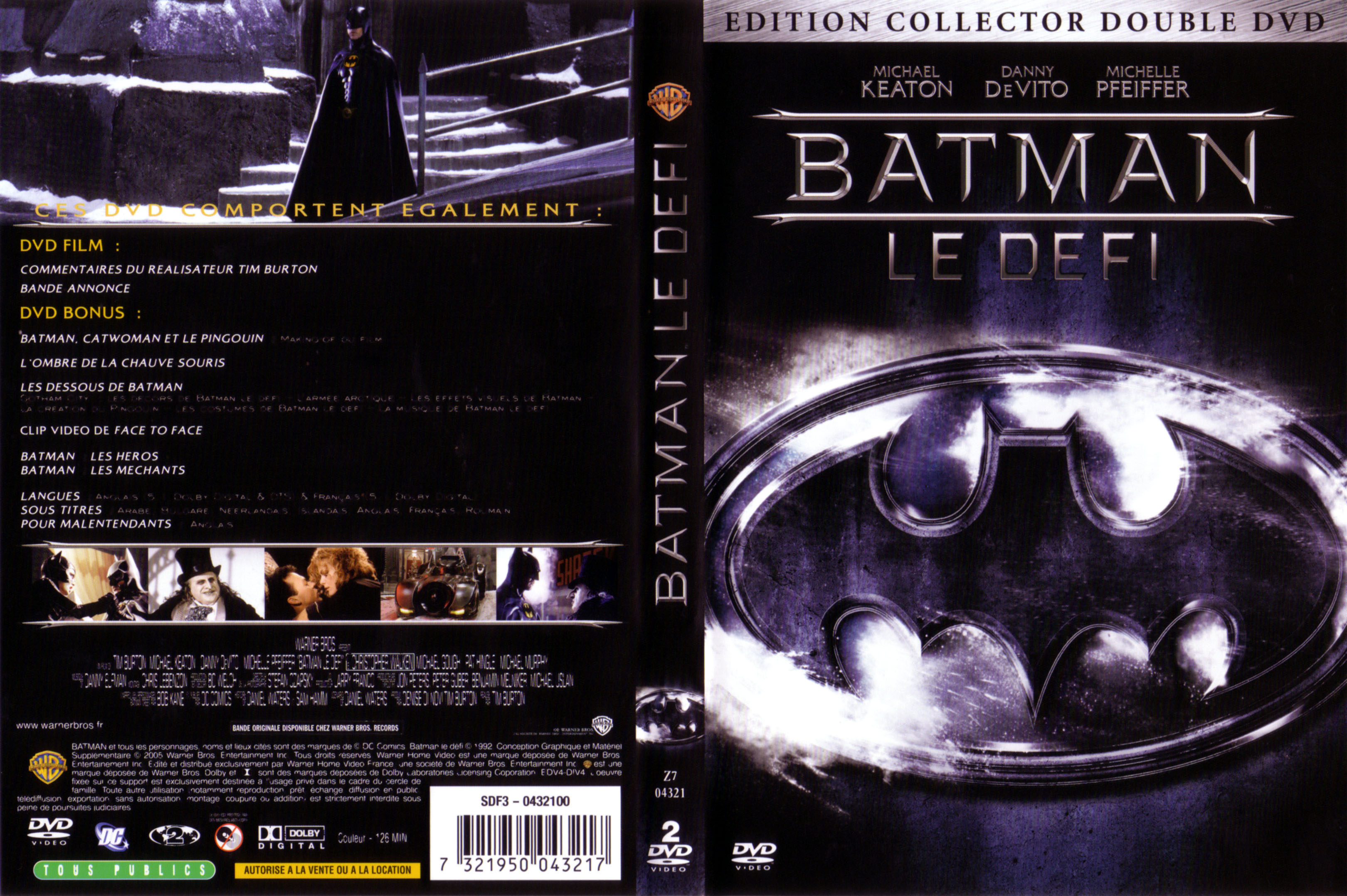 Jaquette DVD Batman le defi v3