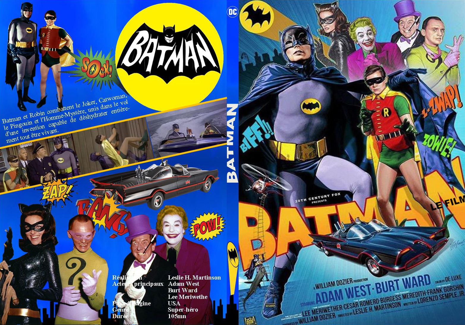 Jaquette DVD Batman le film custom - SLIM